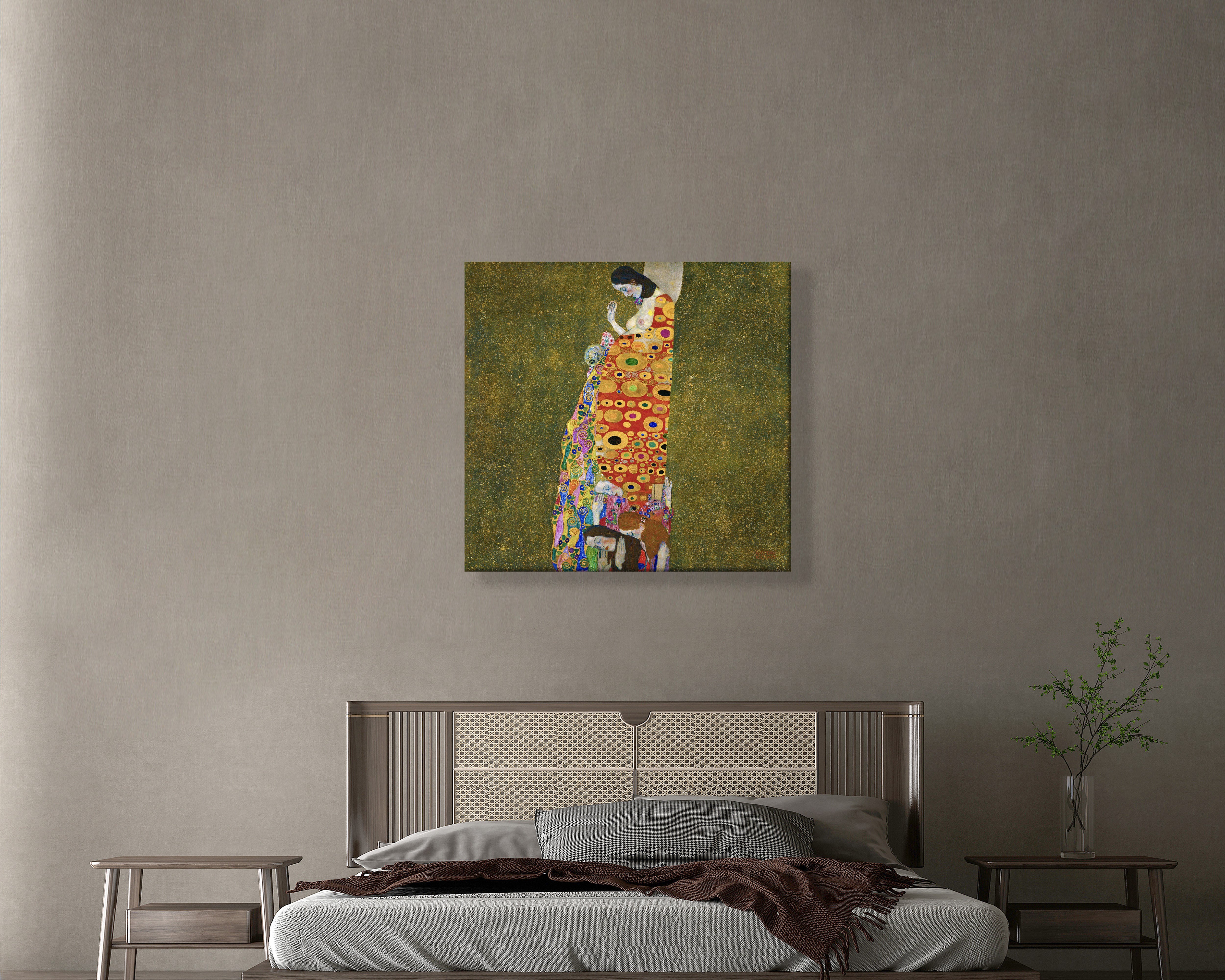 Gustav Klimt Umut II Kanvas Tablo – Hope II 1907-1908