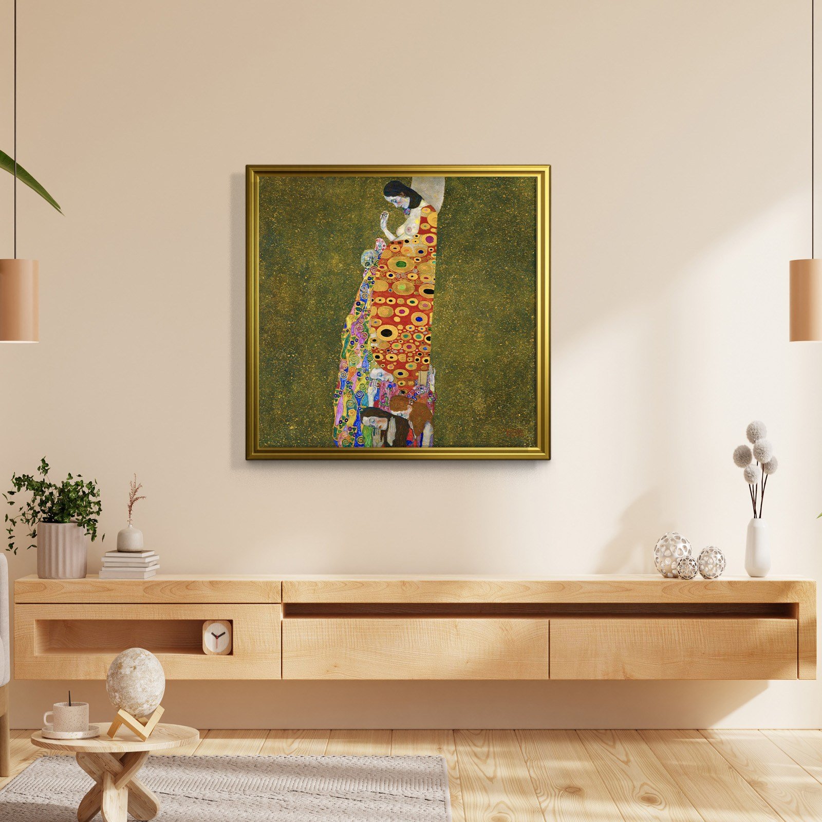 Gustav Klimt Umut II Kanvas Tablo – Hope II 1907-1908
