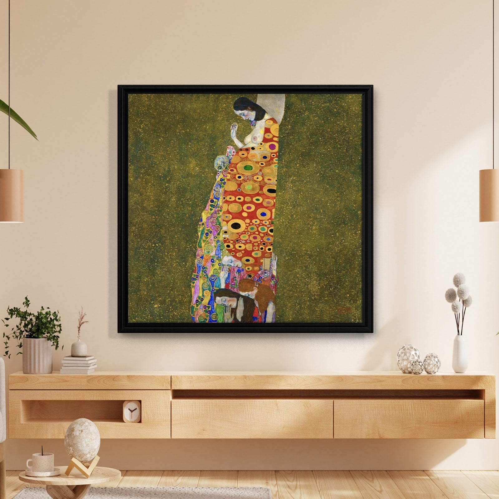 Gustav Klimt Umut II Kanvas Tablo – Hope II 1907-1908