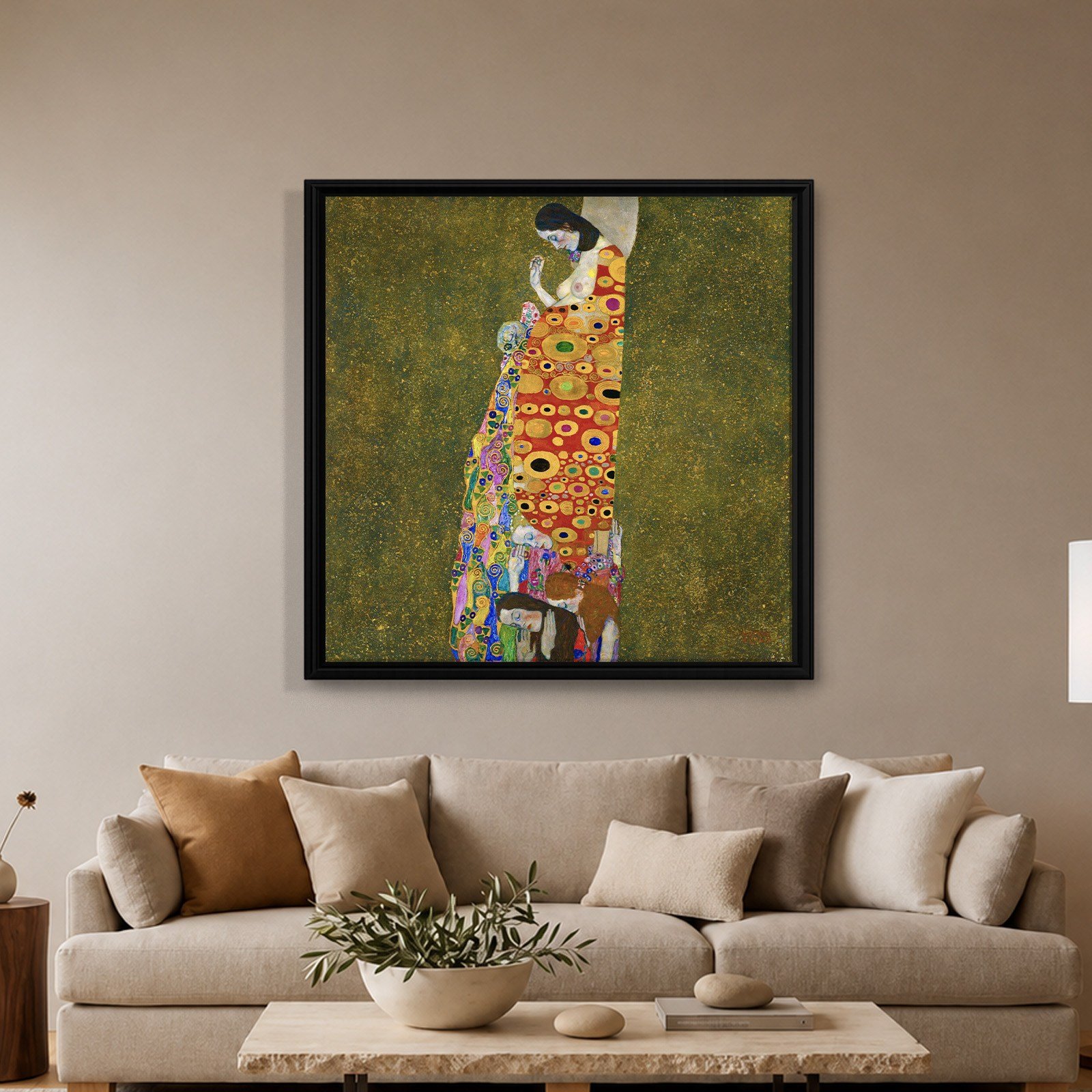 Gustav Klimt Umut II Kanvas Tablo – Hope II 1907-1908