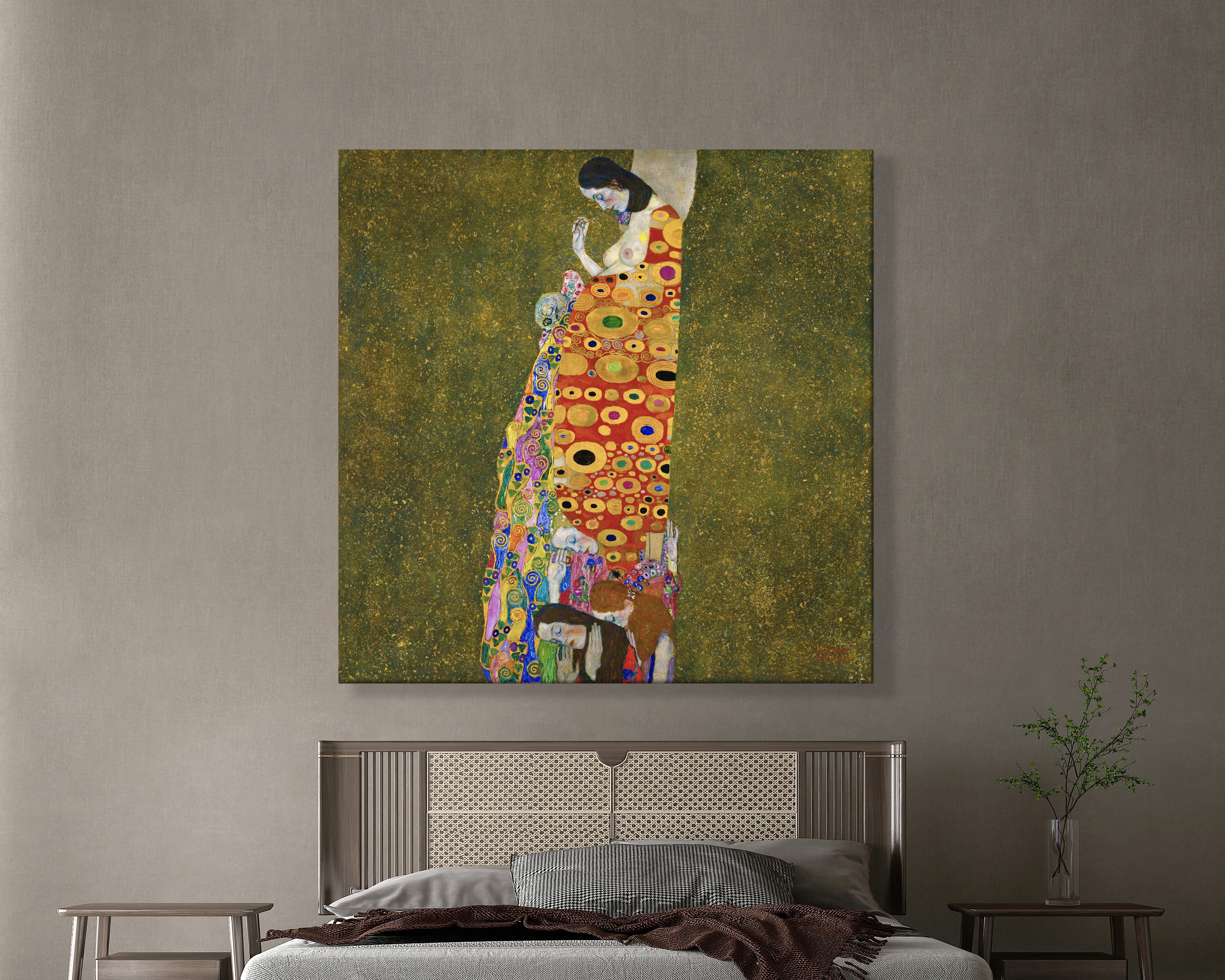 Gustav Klimt Umut II Kanvas Tablo – Hope II 1907-1908