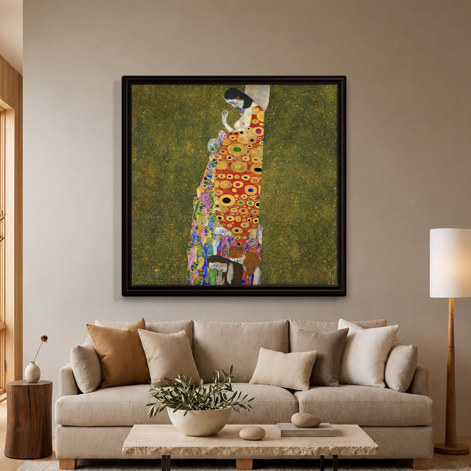 Gustav Klimt Umut II Kanvas Tablo – Hope II 1907-1908