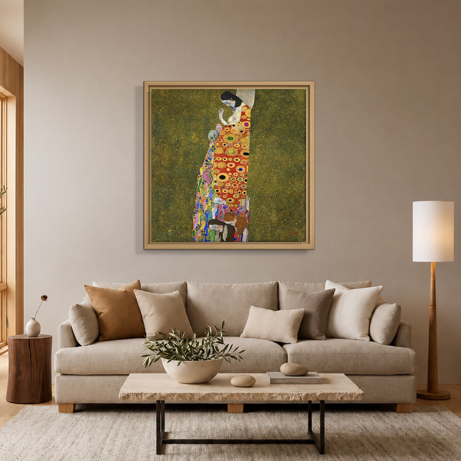 Gustav Klimt Umut II Kanvas Tablo – Hope II 1907-1908