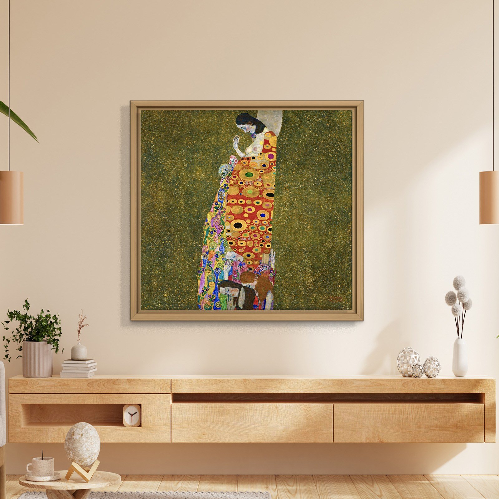 Gustav Klimt Umut II Kanvas Tablo – Hope II 1907-1908