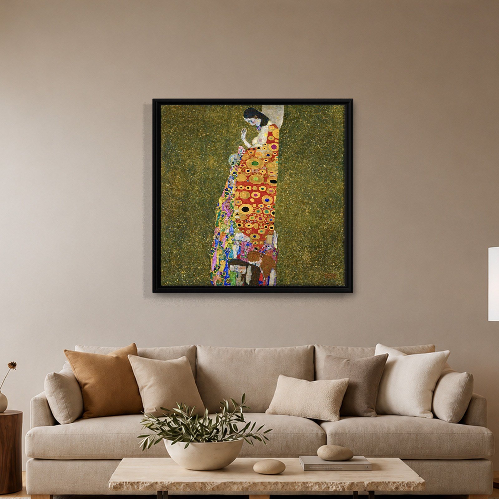 Gustav Klimt Umut II Kanvas Tablo – Hope II 1907-1908