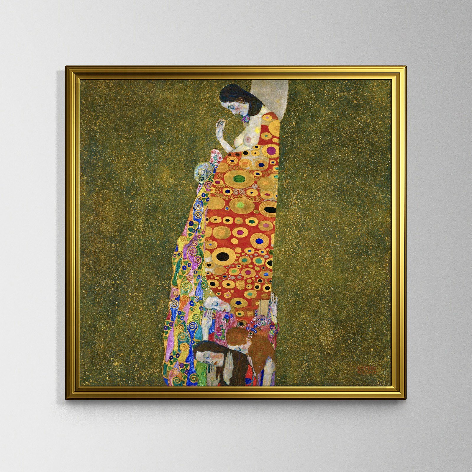 Gustav Klimt Umut II Kanvas Tablo – Hope II 1907-1908
