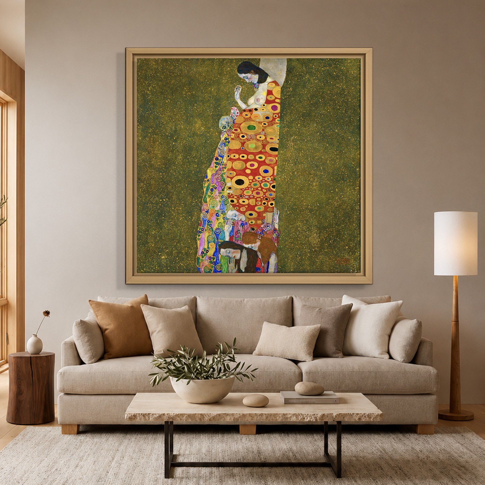 Gustav Klimt Umut II Kanvas Tablo – Hope II 1907-1908
