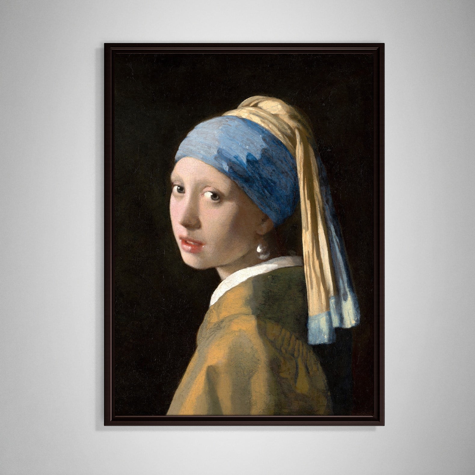 İnci Küpeli Kız Kanvas Tablo – Johannes Vermeer Girl with a Pearl Earring Klasik Sanat Eseri