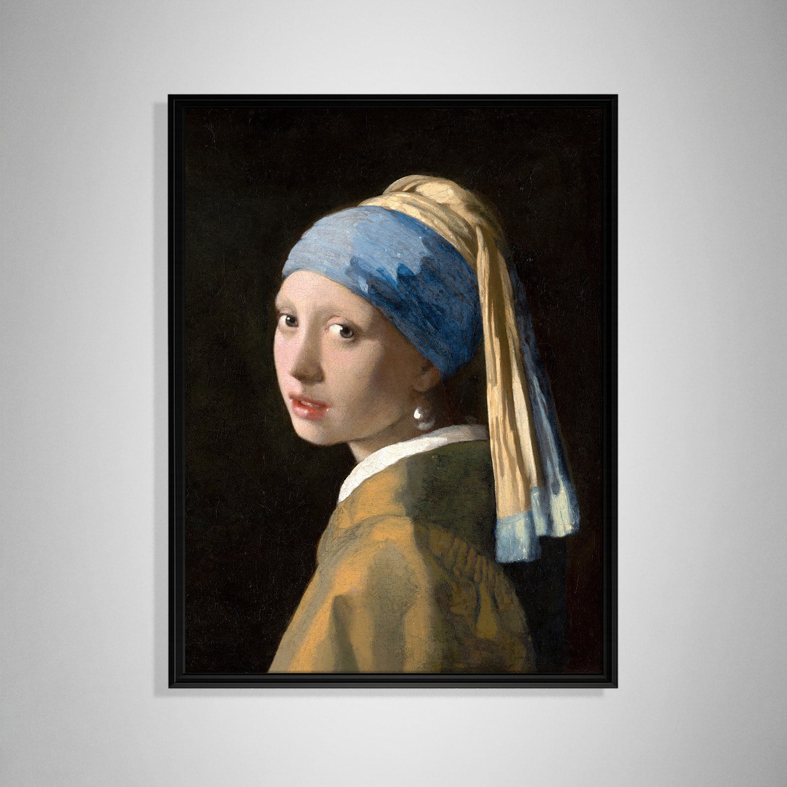 İnci Küpeli Kız Kanvas Tablo – Johannes Vermeer Girl with a Pearl Earring Klasik Sanat Eseri