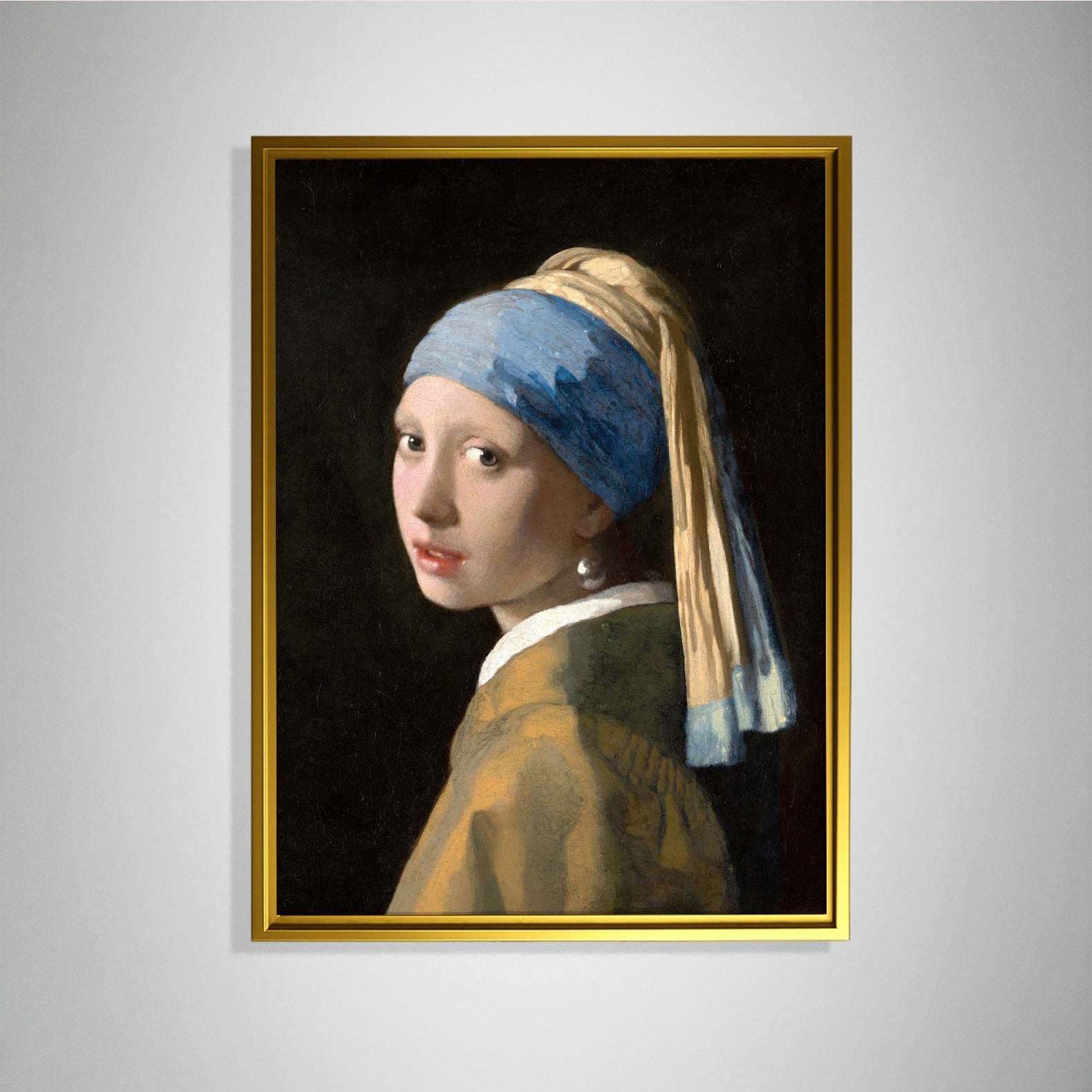 İnci Küpeli Kız Kanvas Tablo – Johannes Vermeer Girl with a Pearl Earring Klasik Sanat Eseri