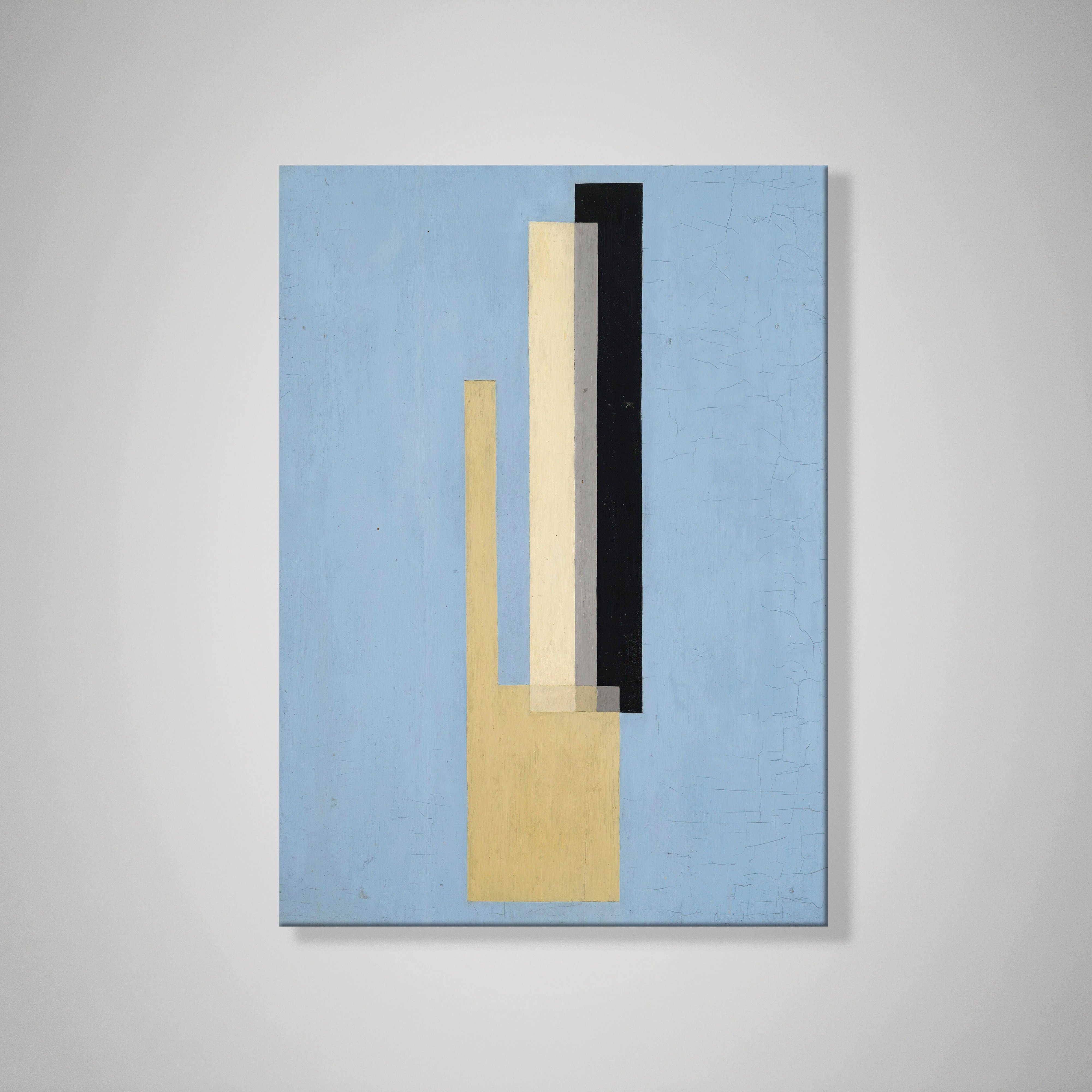 Konstruktion (1920–1922) Kanvas Tablo – El Lissitzky Soyut Geometrik Modern Sanat Baskısı