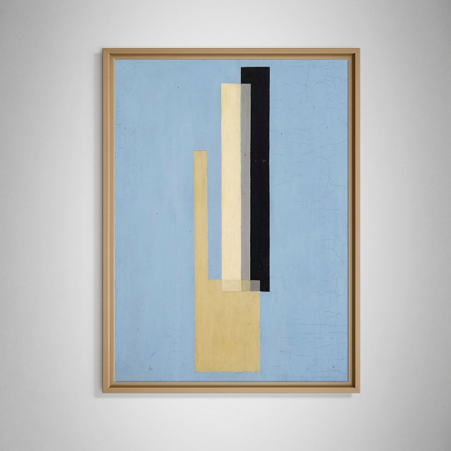 Konstruktion (1920–1922) Kanvas Tablo – El Lissitzky Soyut Geometrik Modern Sanat Baskısı