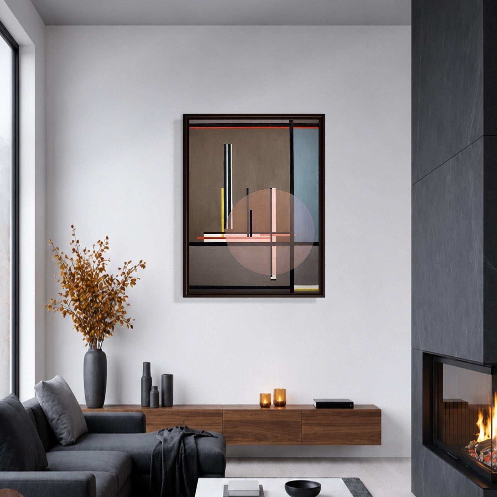 Lis (1922) Kanvas Tablo – László Moholy-Nagy Bauhaus Soyut Geometrik Modern Sanat Baskısı