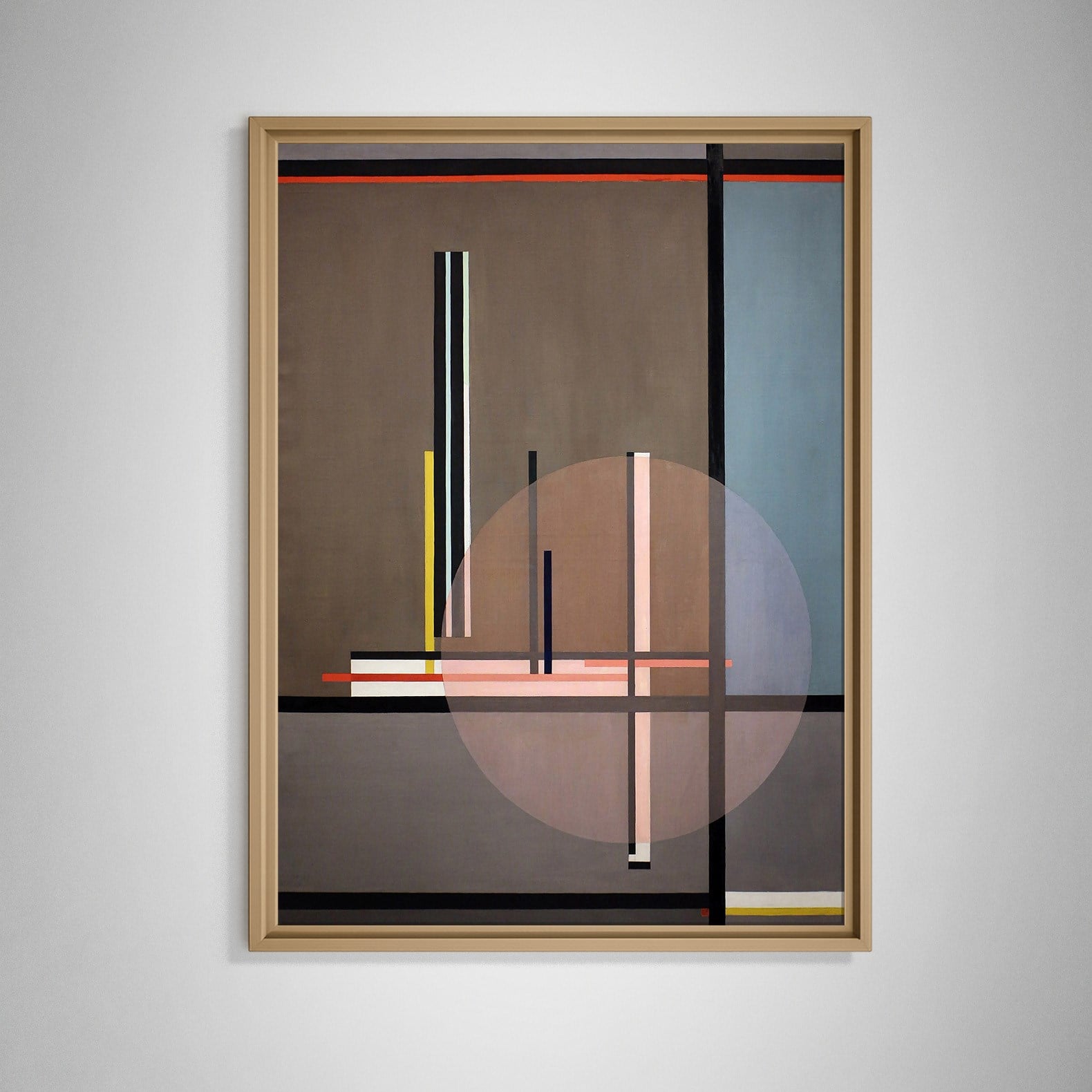 Lis (1922) Kanvas Tablo – László Moholy-Nagy Bauhaus Soyut Geometrik Modern Sanat Baskısı