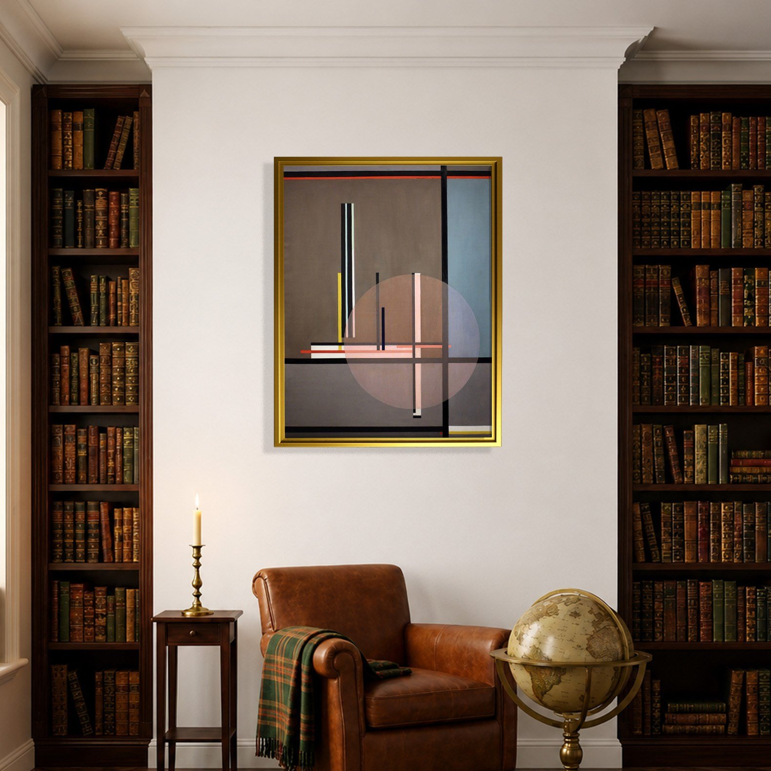 Lis (1922) Kanvas Tablo – László Moholy-Nagy Bauhaus Soyut Geometrik Modern Sanat Baskısı
