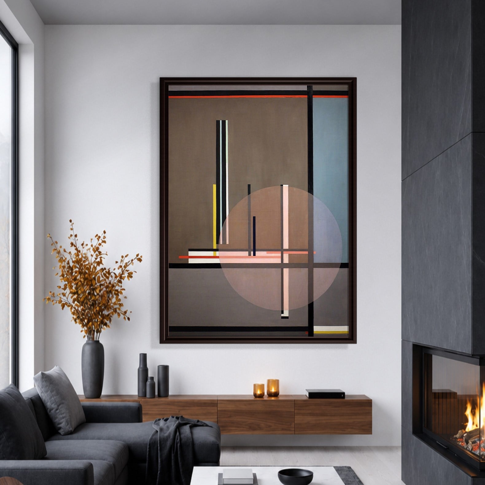 Lis (1922) Kanvas Tablo – László Moholy-Nagy Bauhaus Soyut Geometrik Modern Sanat Baskısı