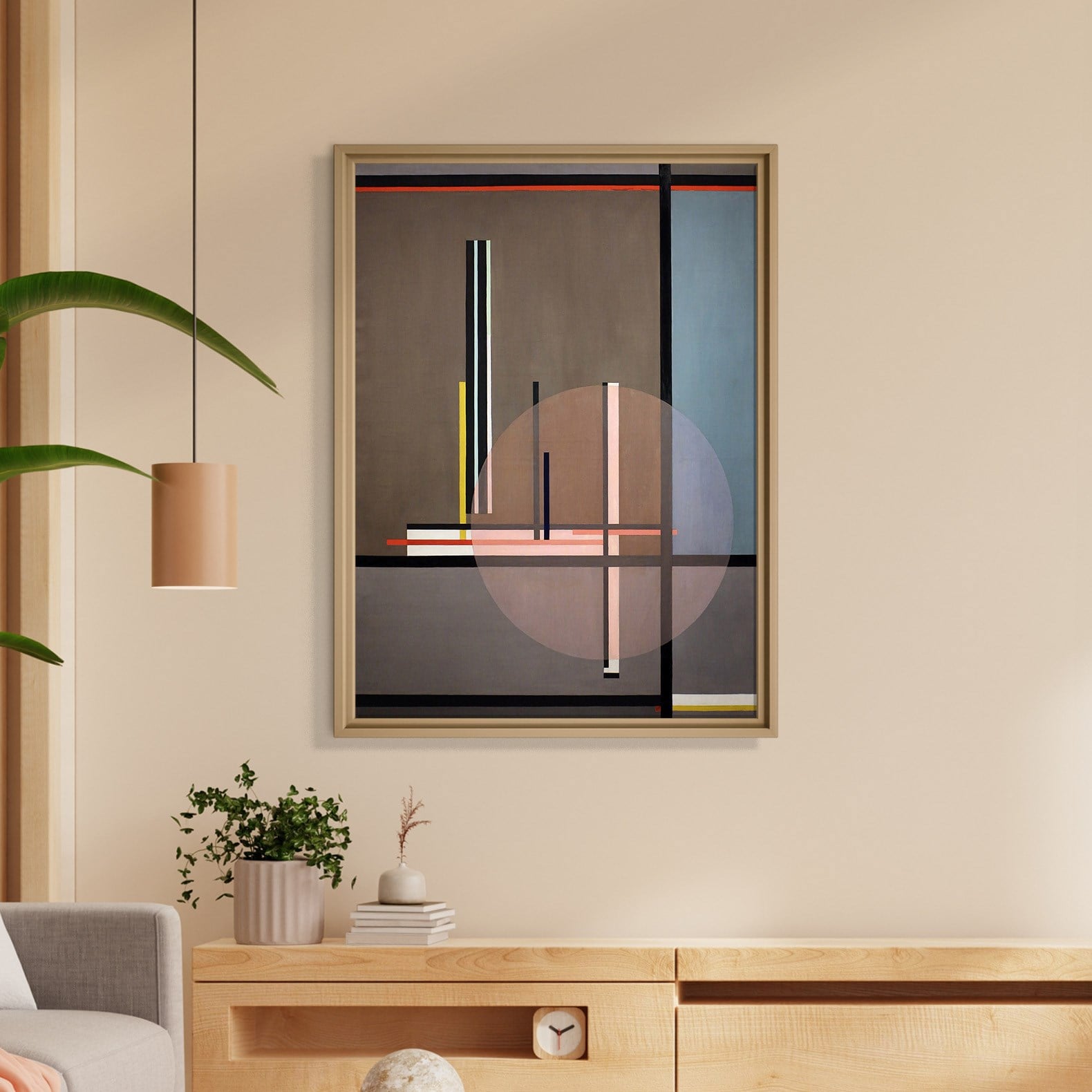 Lis (1922) Kanvas Tablo – László Moholy-Nagy Bauhaus Soyut Geometrik Modern Sanat Baskısı