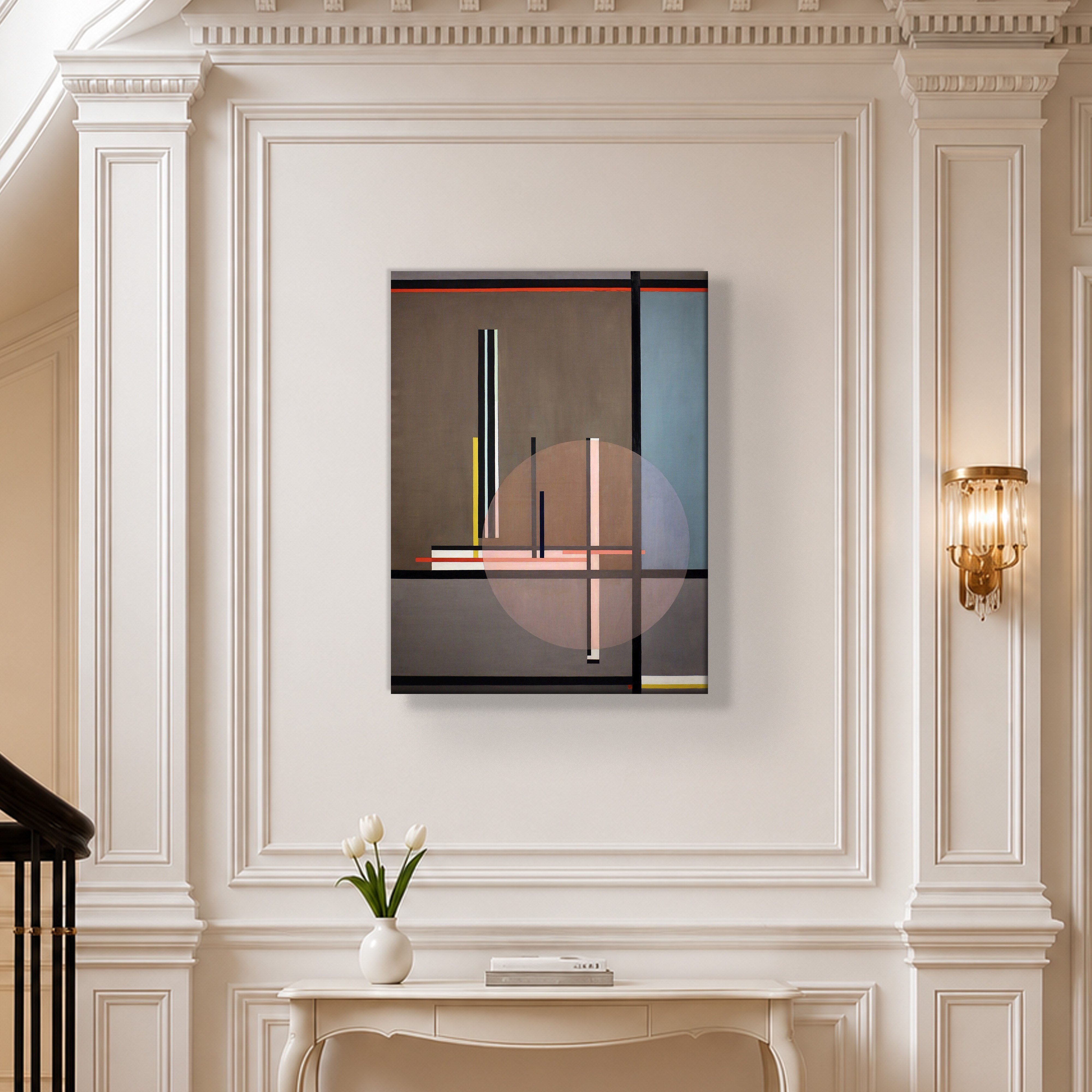 Lis (1922) Kanvas Tablo – László Moholy-Nagy Bauhaus Soyut Geometrik Modern Sanat Baskısı