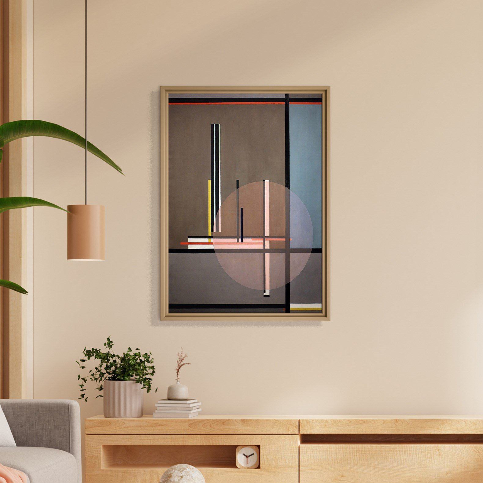 Lis (1922) Kanvas Tablo – László Moholy-Nagy Bauhaus Soyut Geometrik Modern Sanat Baskısı