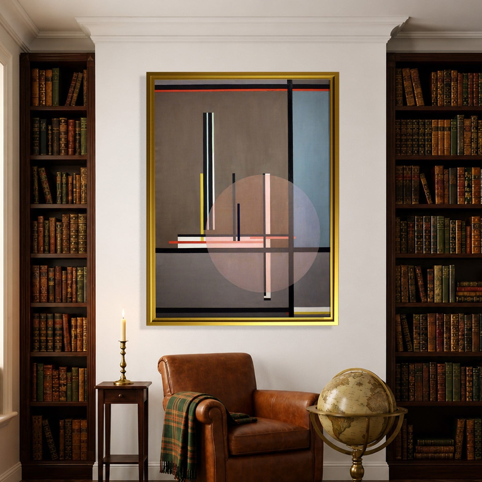 Lis (1922) Kanvas Tablo – László Moholy-Nagy Bauhaus Soyut Geometrik Modern Sanat Baskısı