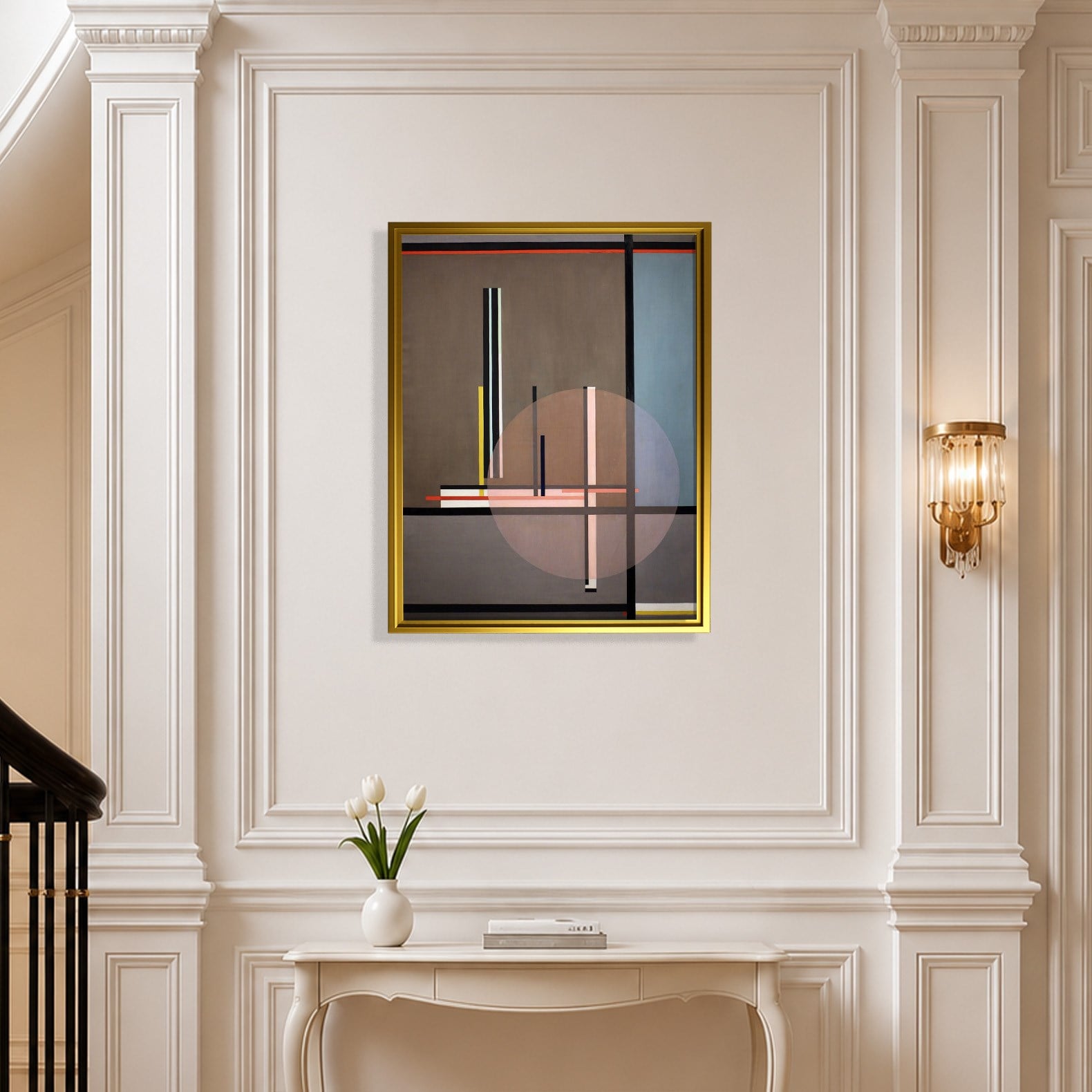Lis (1922) Kanvas Tablo – László Moholy-Nagy Bauhaus Soyut Geometrik Modern Sanat Baskısı
