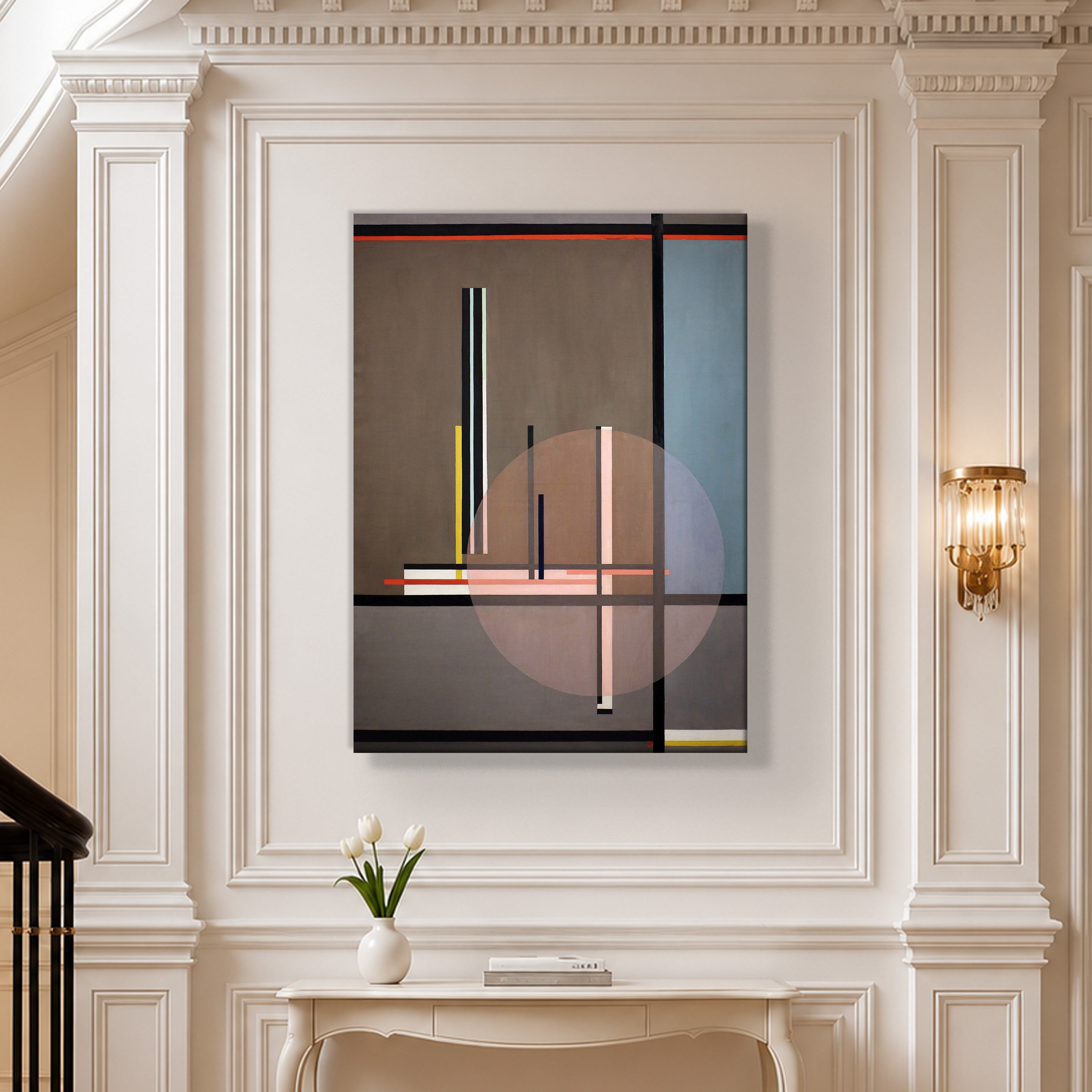 Lis (1922) Kanvas Tablo – László Moholy-Nagy Bauhaus Soyut Geometrik Modern Sanat Baskısı