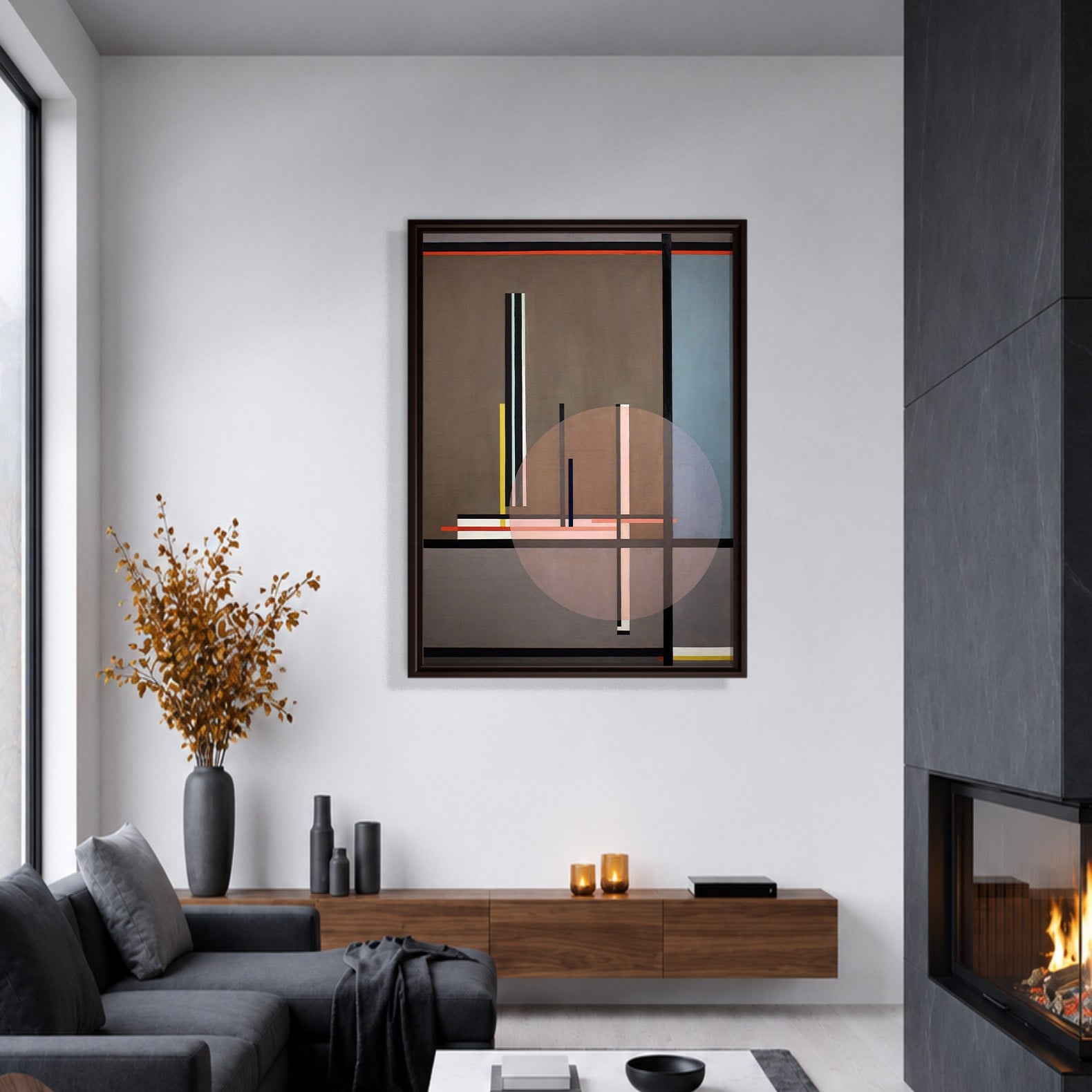 Lis (1922) Kanvas Tablo – László Moholy-Nagy Bauhaus Soyut Geometrik Modern Sanat Baskısı
