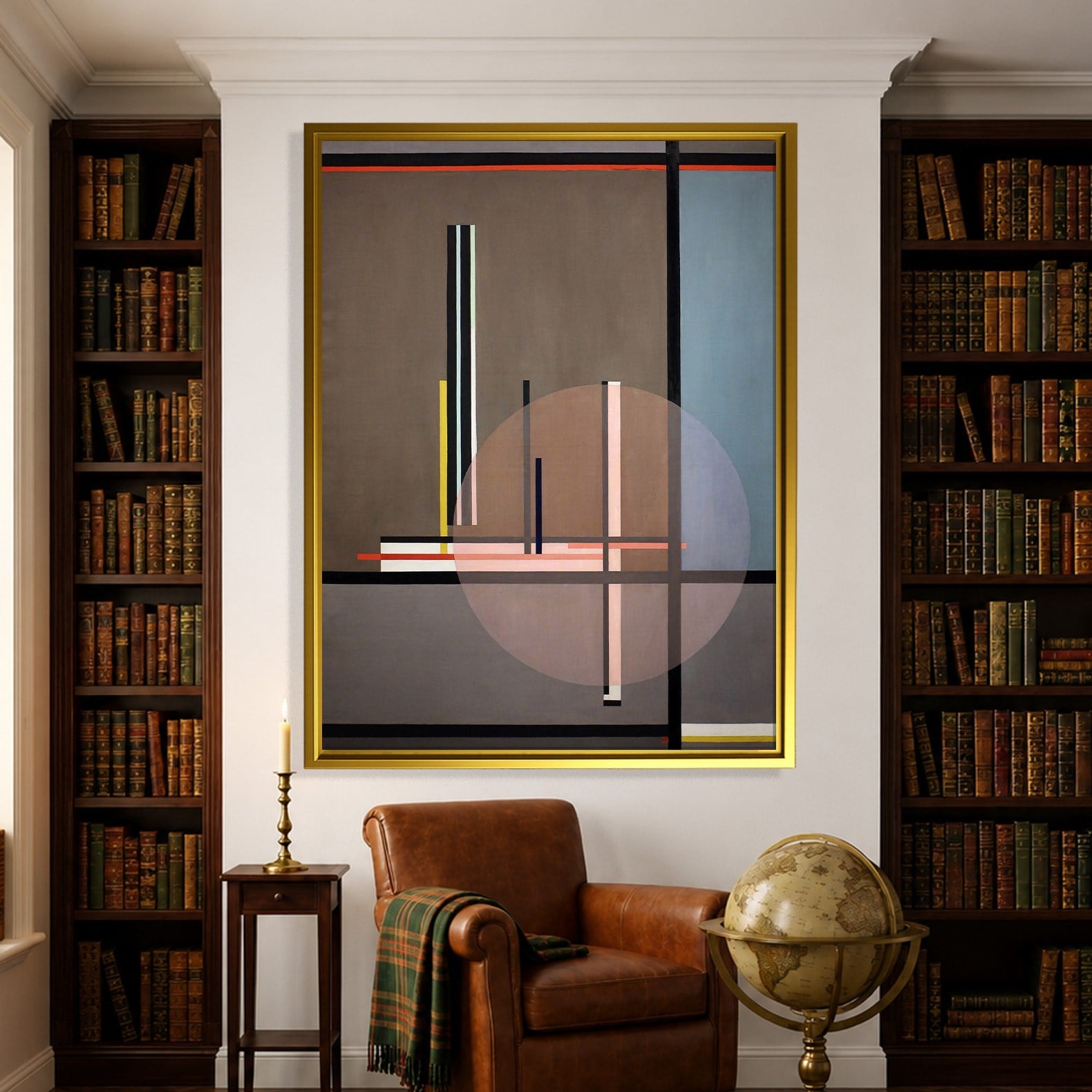 Lis (1922) Kanvas Tablo – László Moholy-Nagy Bauhaus Soyut Geometrik Modern Sanat Baskısı