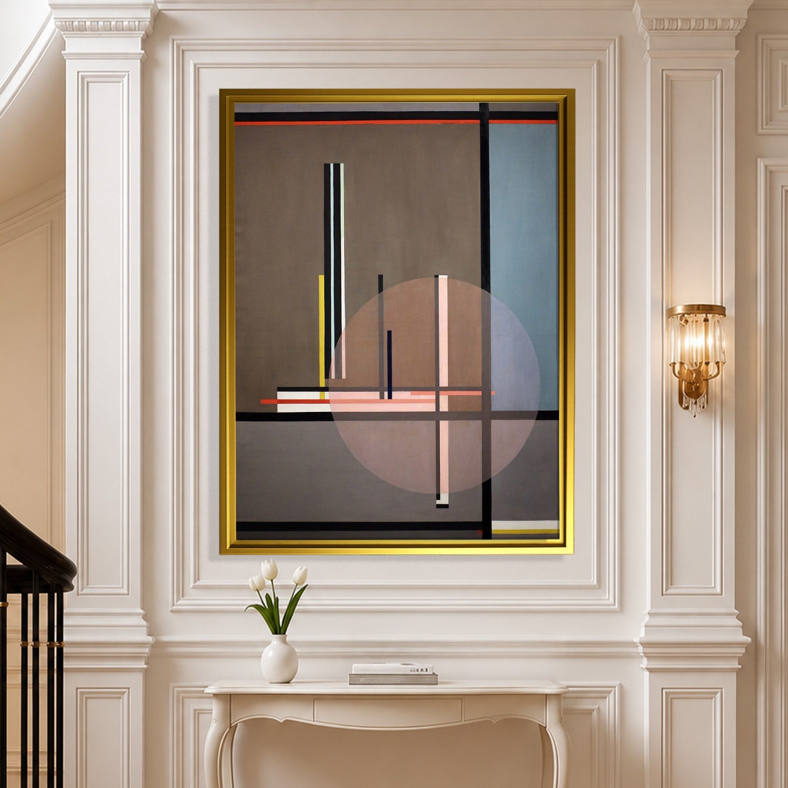 Lis (1922) Kanvas Tablo – László Moholy-Nagy Bauhaus Soyut Geometrik Modern Sanat Baskısı