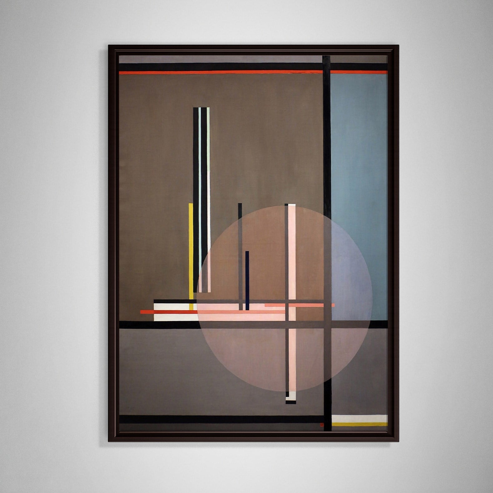 Lis (1922) Kanvas Tablo – László Moholy-Nagy Bauhaus Soyut Geometrik Modern Sanat Baskısı