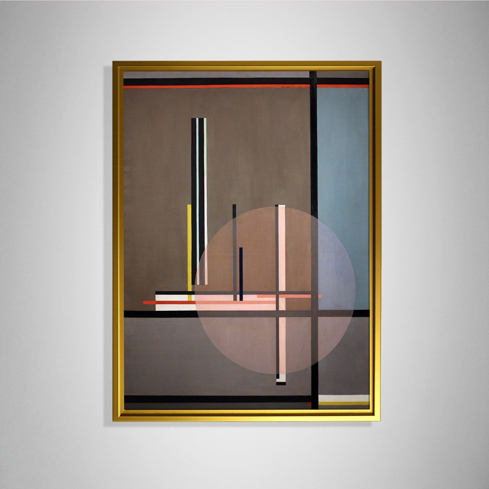 Lis (1922) Kanvas Tablo – László Moholy-Nagy Bauhaus Soyut Geometrik Modern Sanat Baskısı