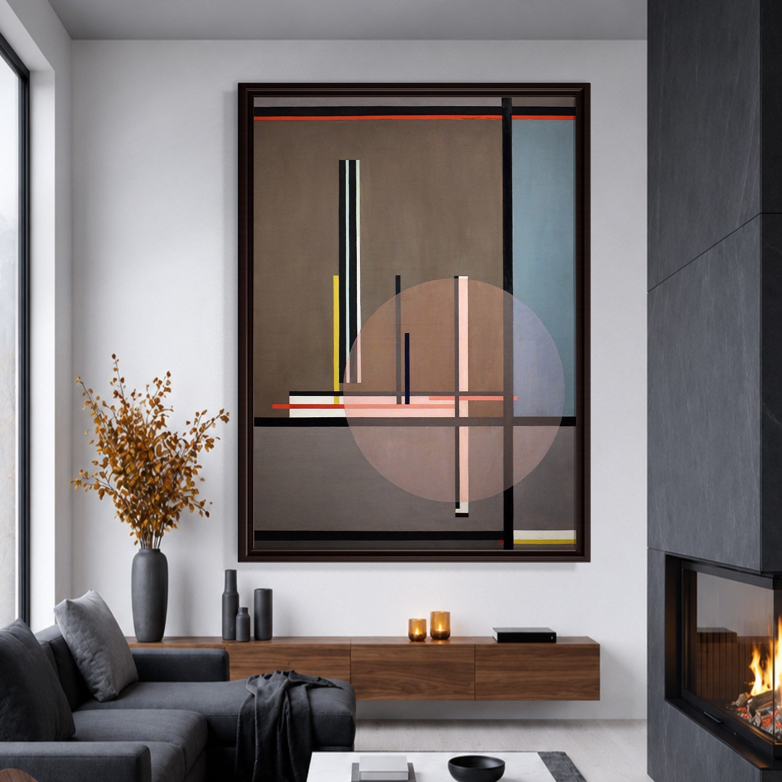 Lis (1922) Kanvas Tablo – László Moholy-Nagy Bauhaus Soyut Geometrik Modern Sanat Baskısı