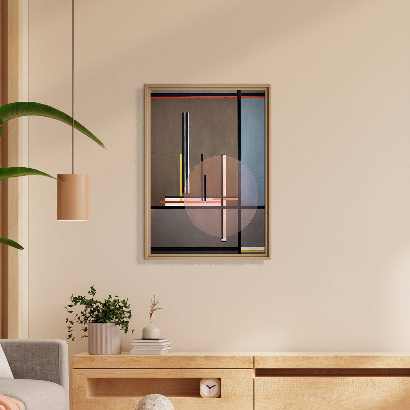 Lis (1922) Kanvas Tablo – László Moholy-Nagy Bauhaus Soyut Geometrik Modern Sanat Baskısı