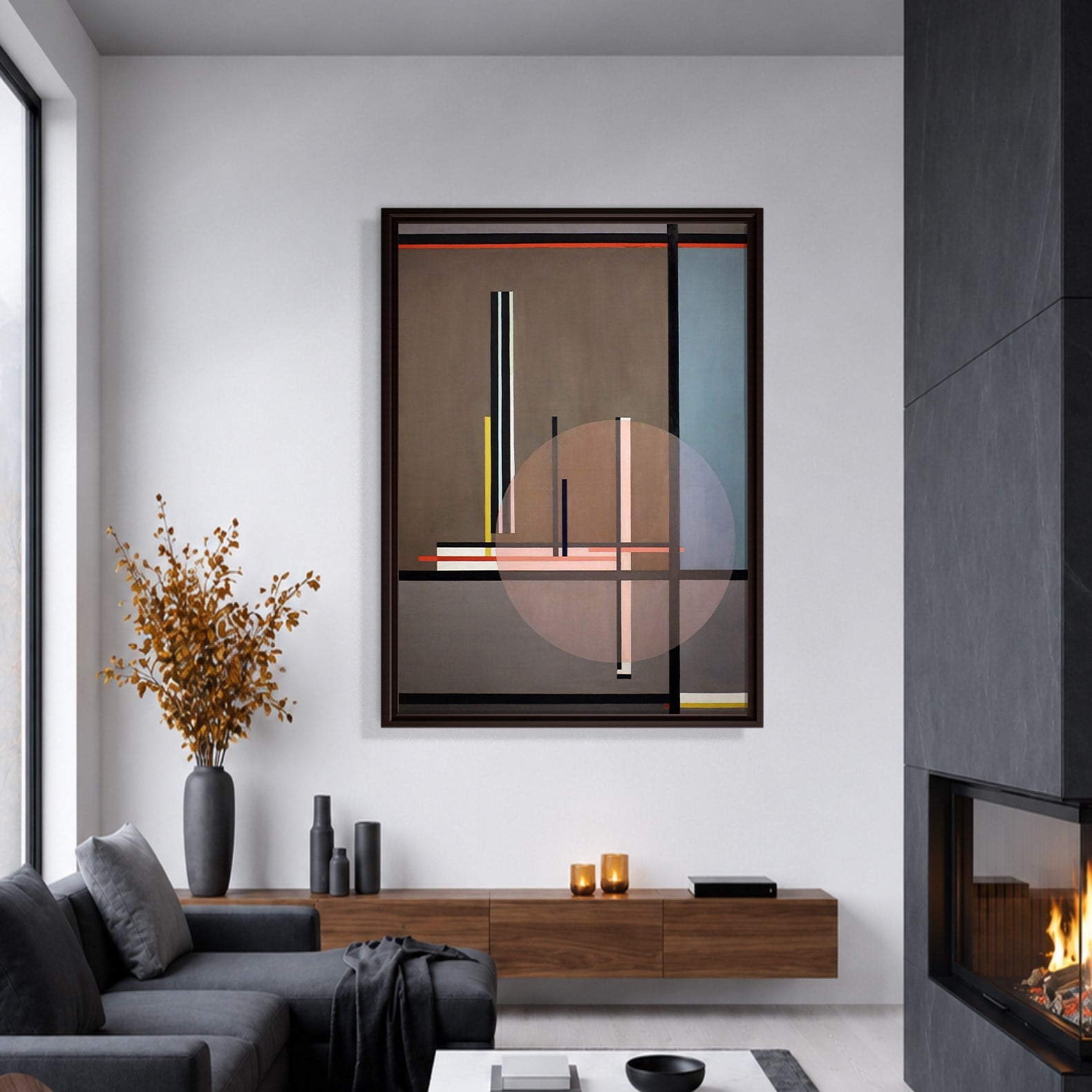 Lis (1922) Kanvas Tablo – László Moholy-Nagy Bauhaus Soyut Geometrik Modern Sanat Baskısı