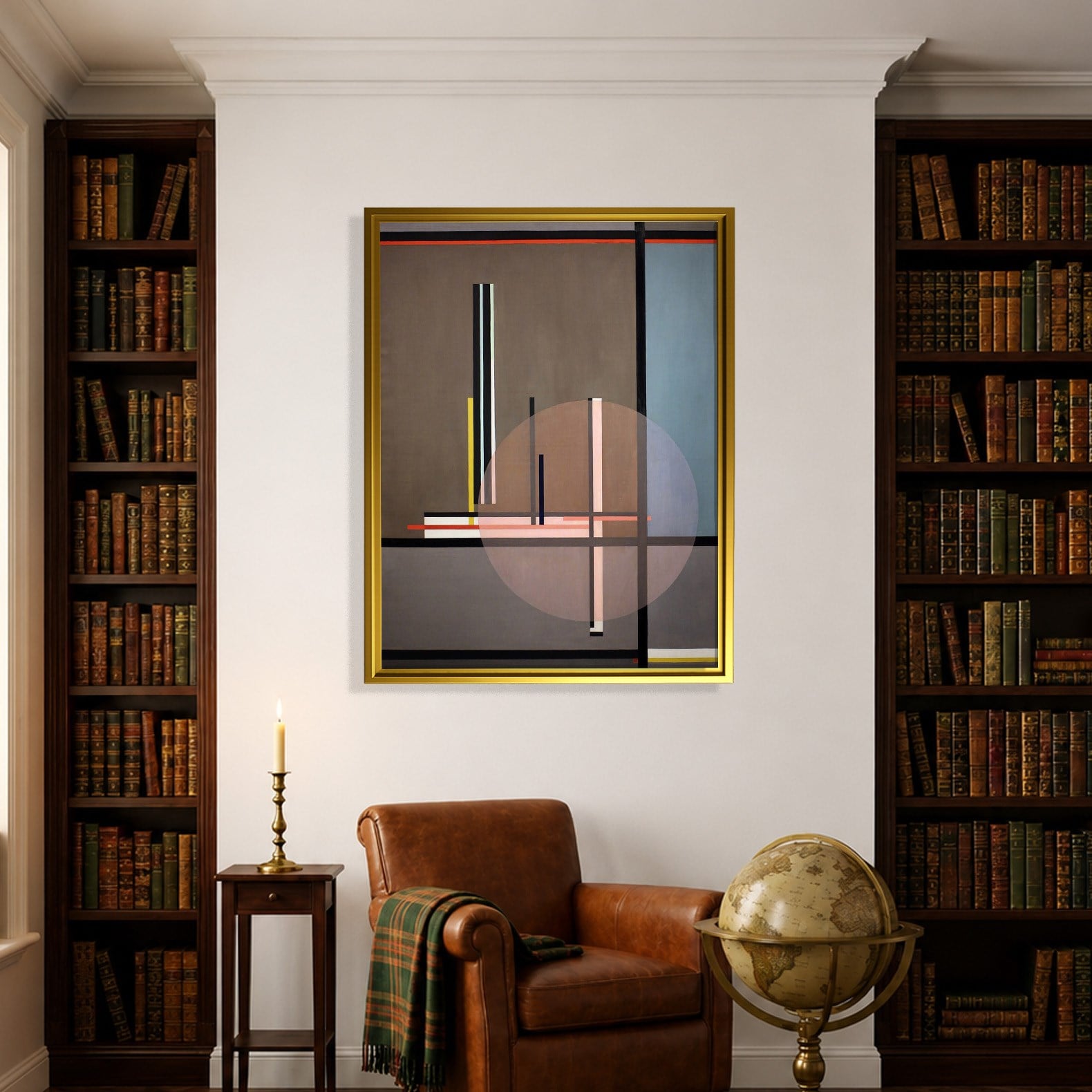 Lis (1922) Kanvas Tablo – László Moholy-Nagy Bauhaus Soyut Geometrik Modern Sanat Baskısı