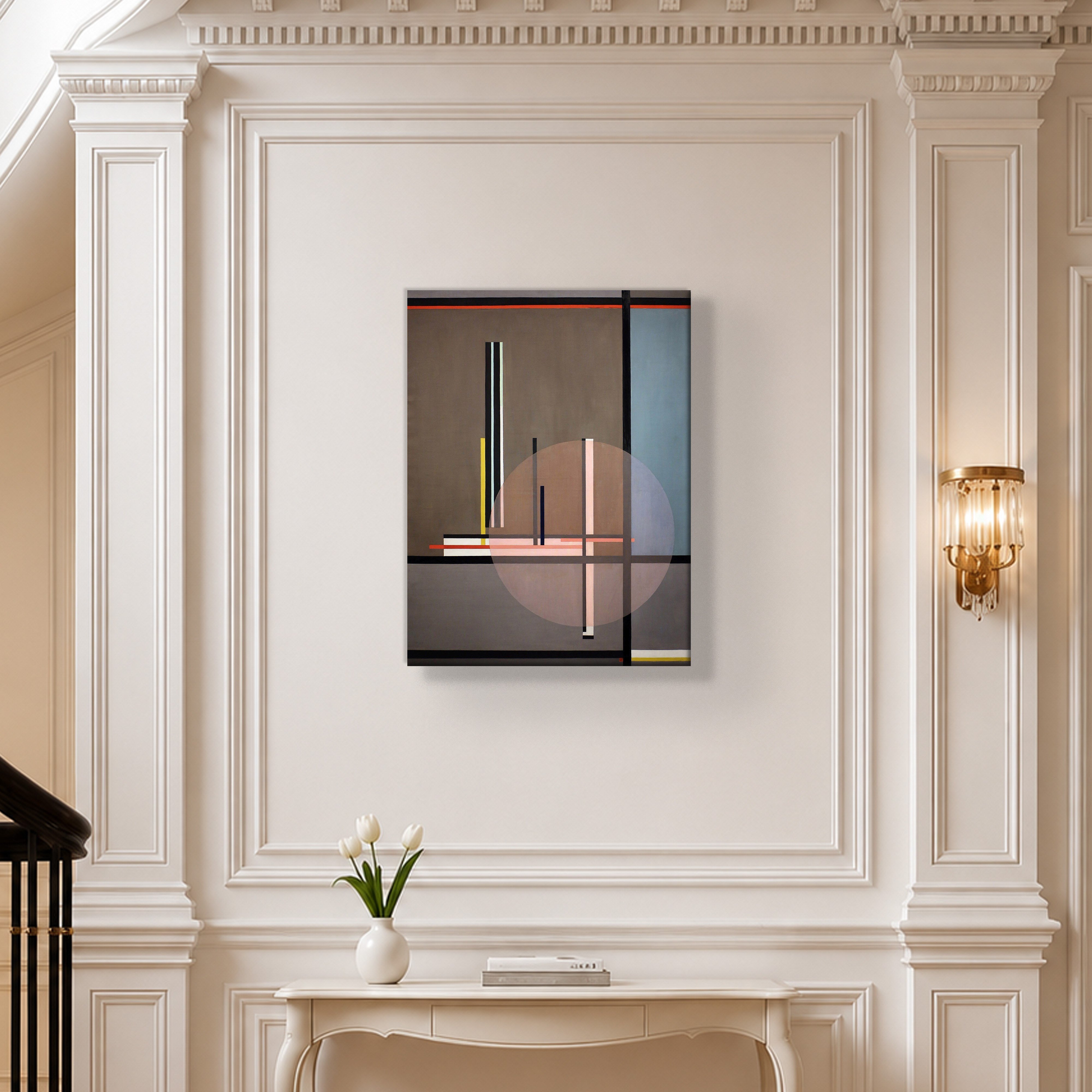 Lis (1922) Kanvas Tablo – László Moholy-Nagy Bauhaus Soyut Geometrik Modern Sanat Baskısı