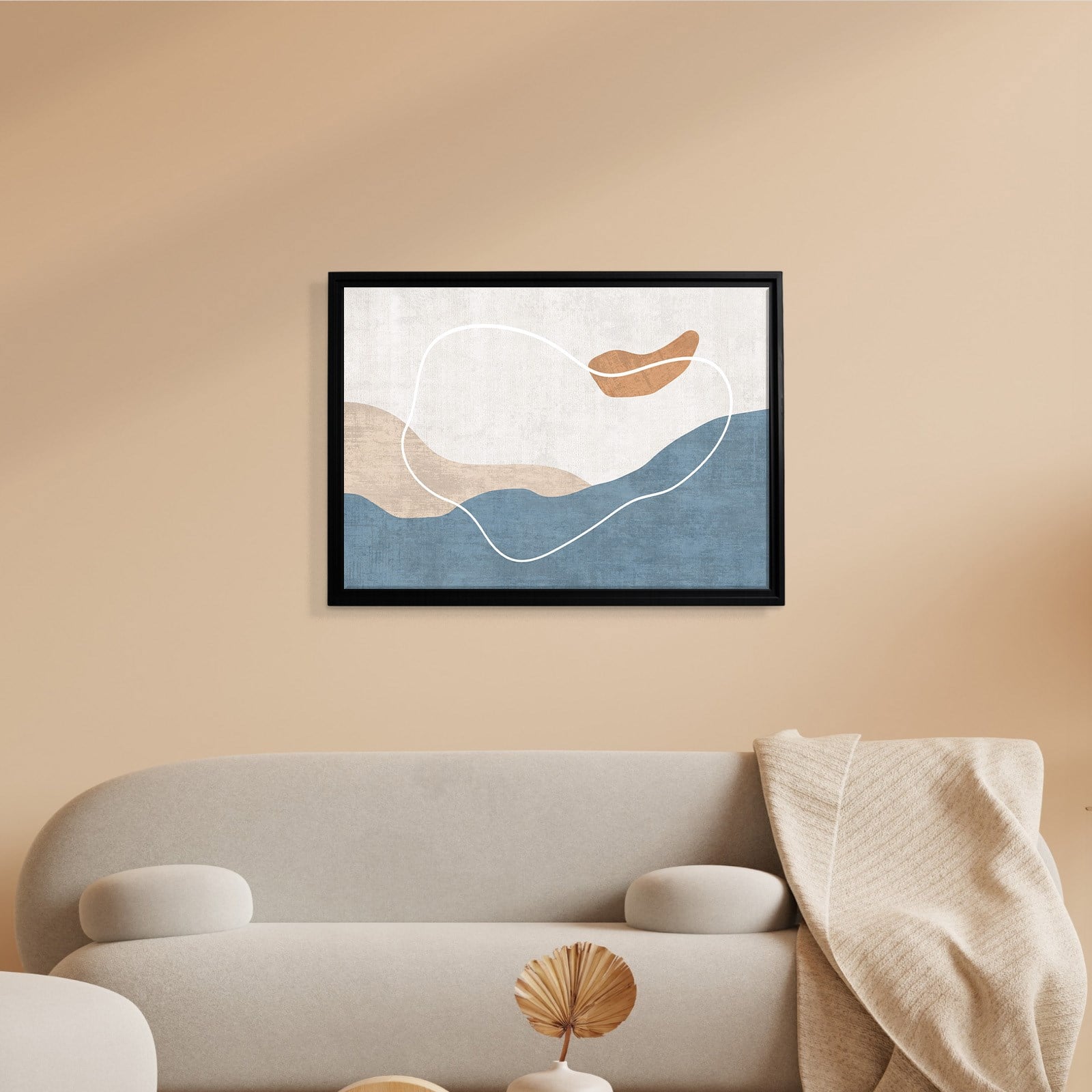 Modern Deniz ve Dalga Kanvas Tablo  