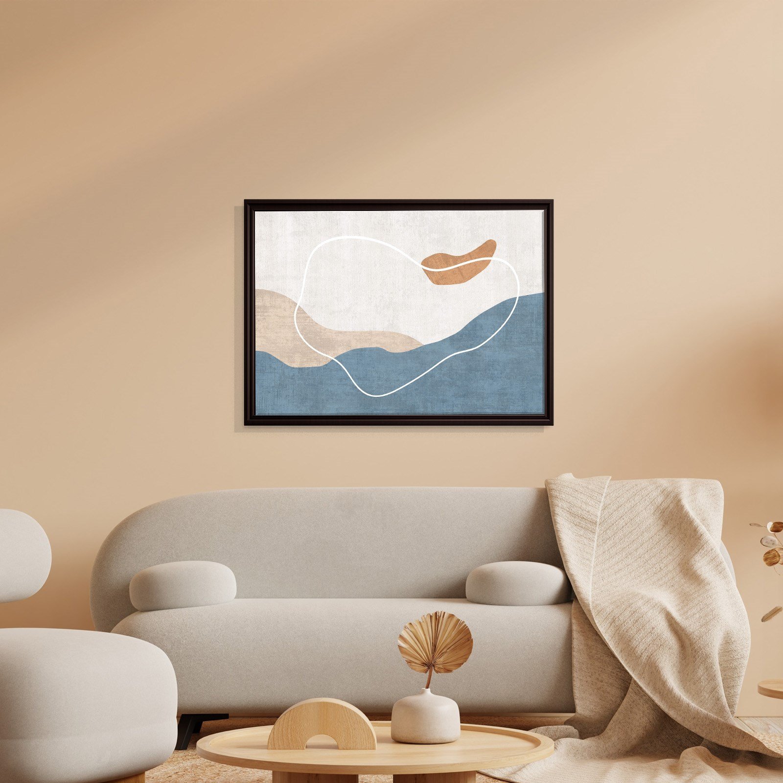Modern Deniz ve Dalga Kanvas Tablo  