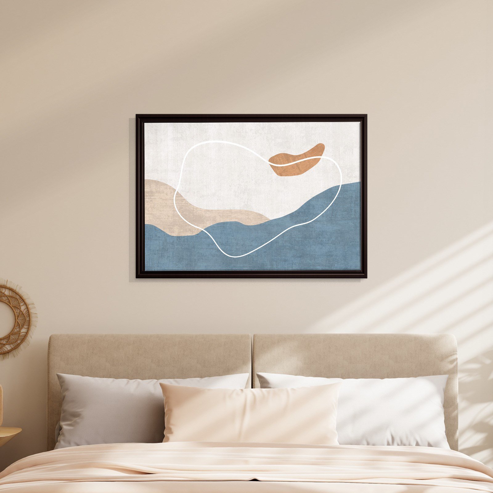 Modern Deniz ve Dalga Kanvas Tablo  