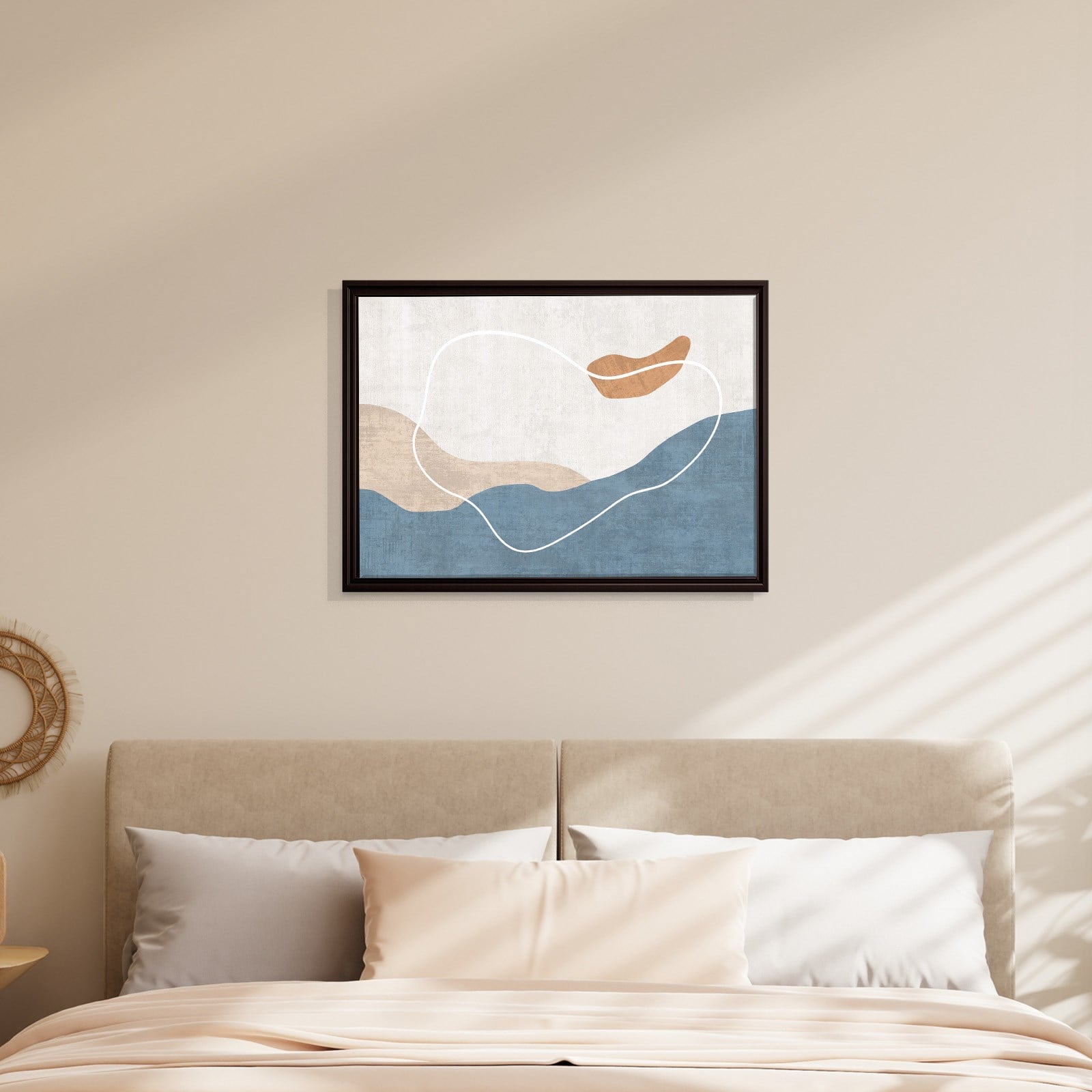 Modern Deniz ve Dalga Kanvas Tablo  