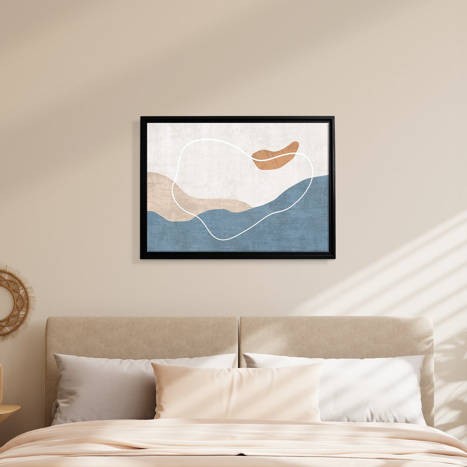 Modern Deniz ve Dalga Kanvas Tablo  