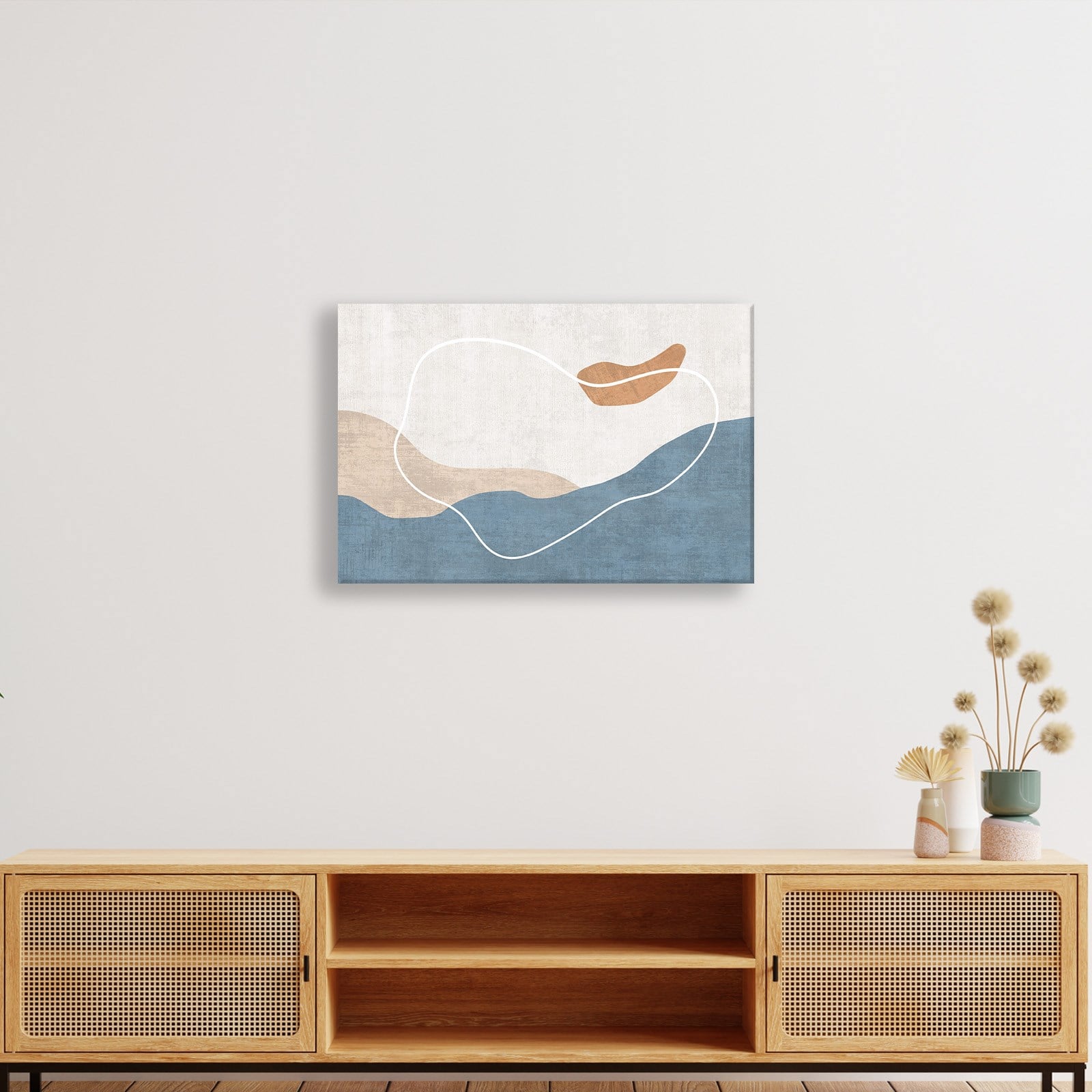 Modern Deniz ve Dalga Kanvas Tablo  