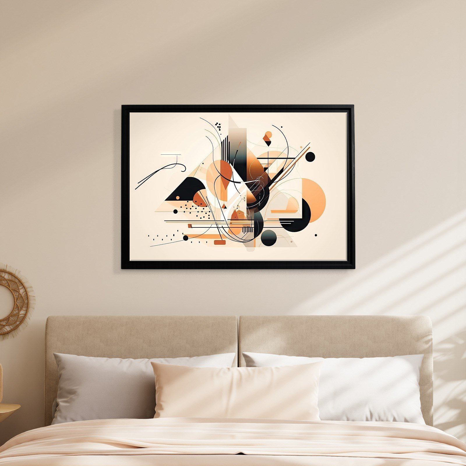 Modern Geometrik Soyut Kanvas Tablo
