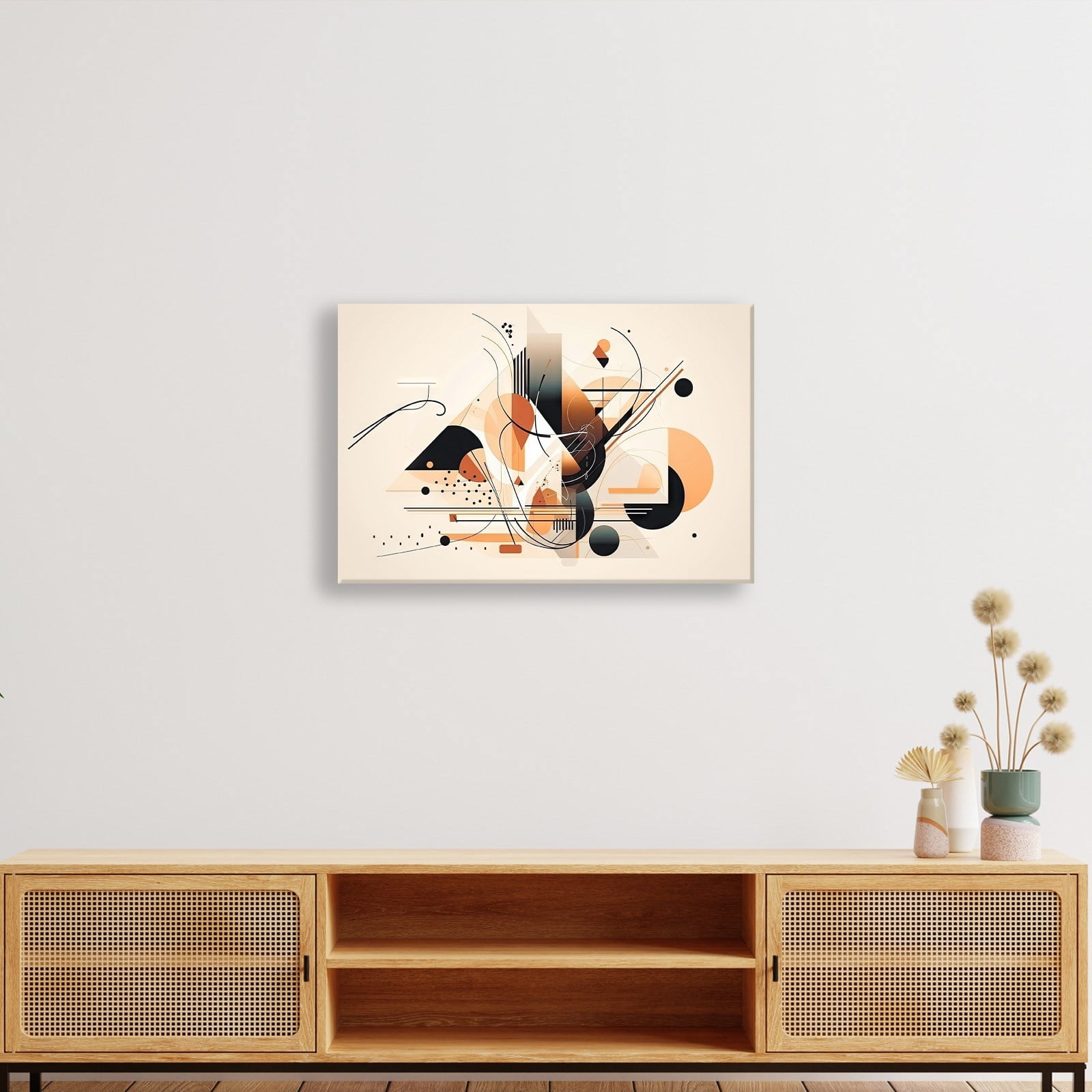 Modern Geometrik Soyut Kanvas Tablo