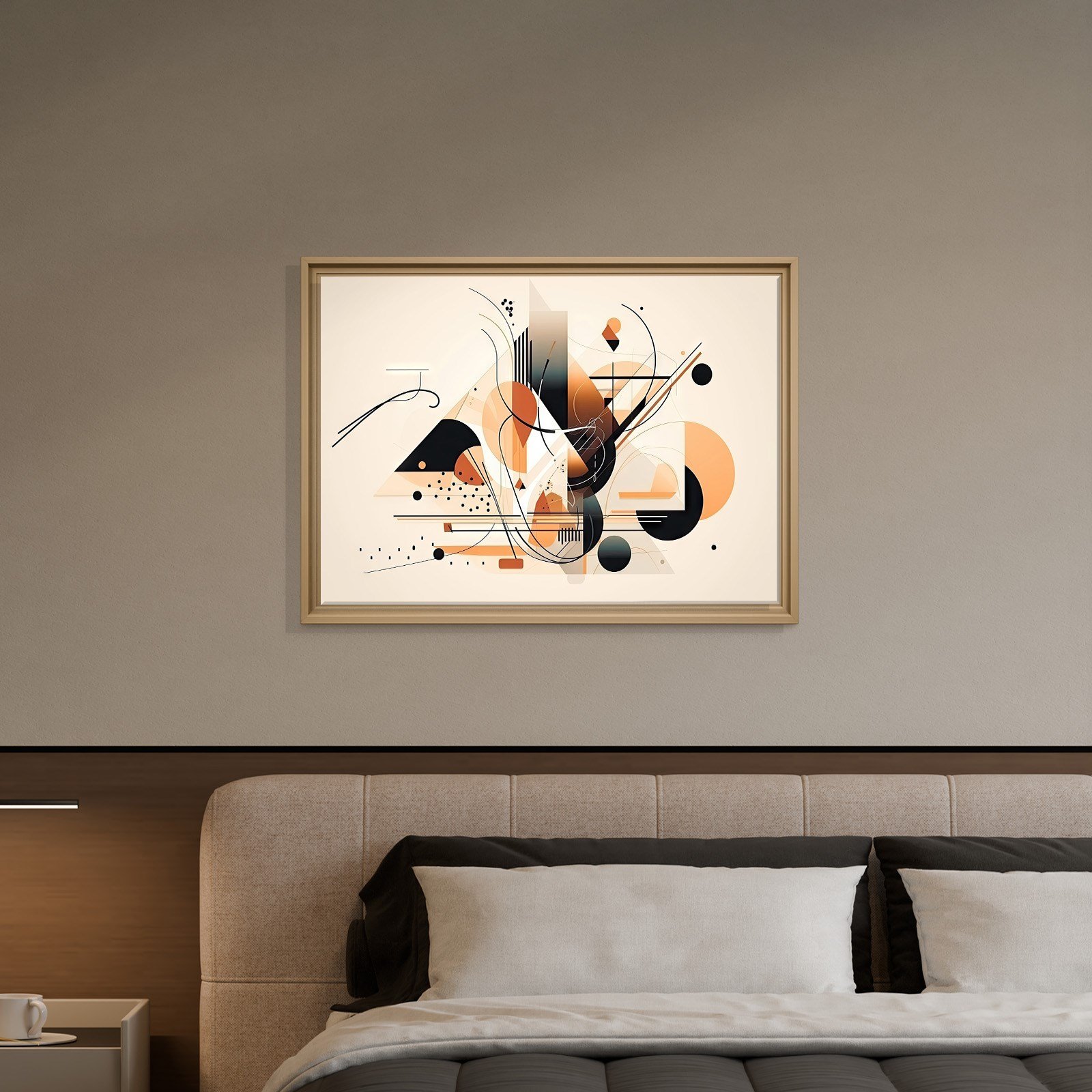 Modern Geometrik Soyut Kanvas Tablo