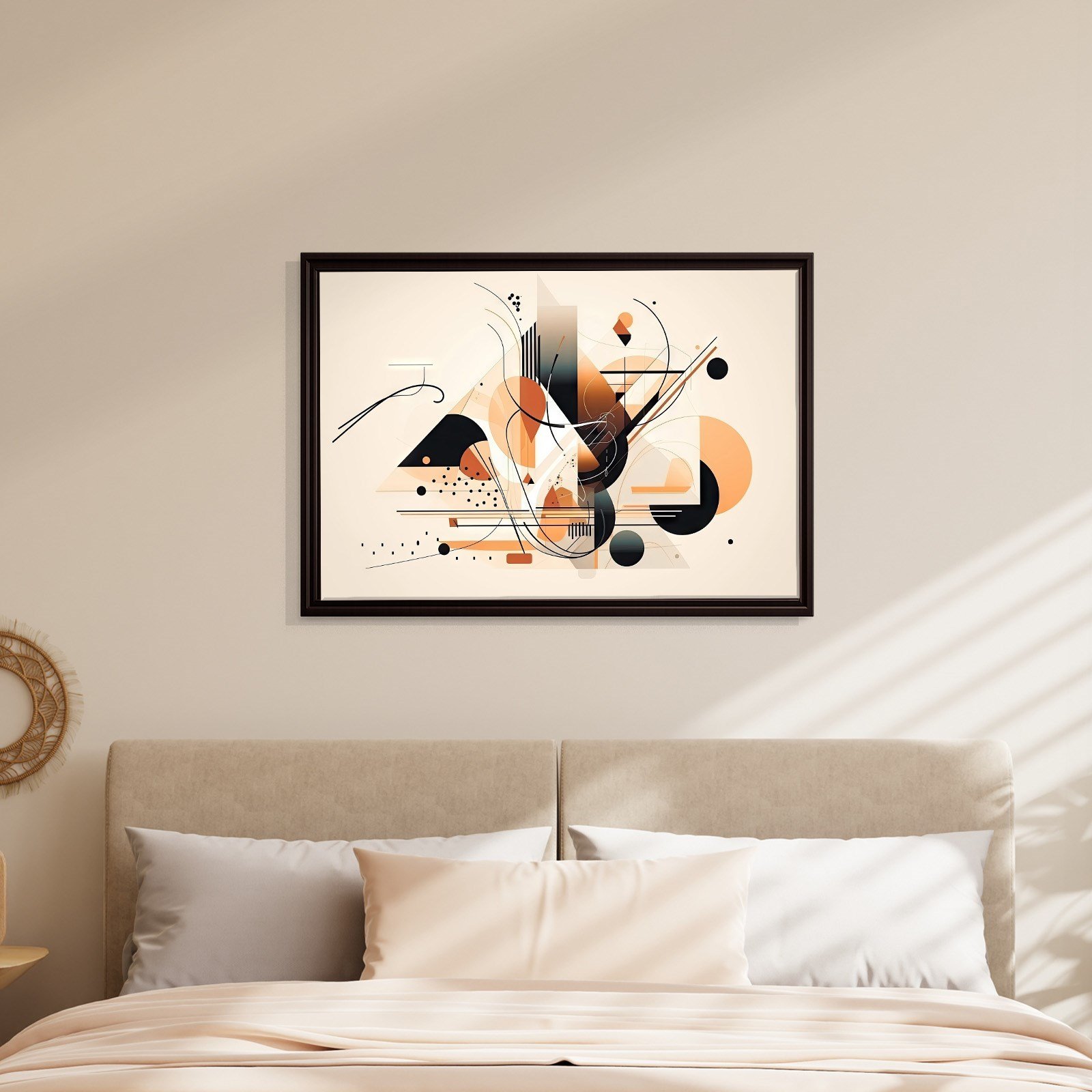 Modern Geometrik Soyut Kanvas Tablo