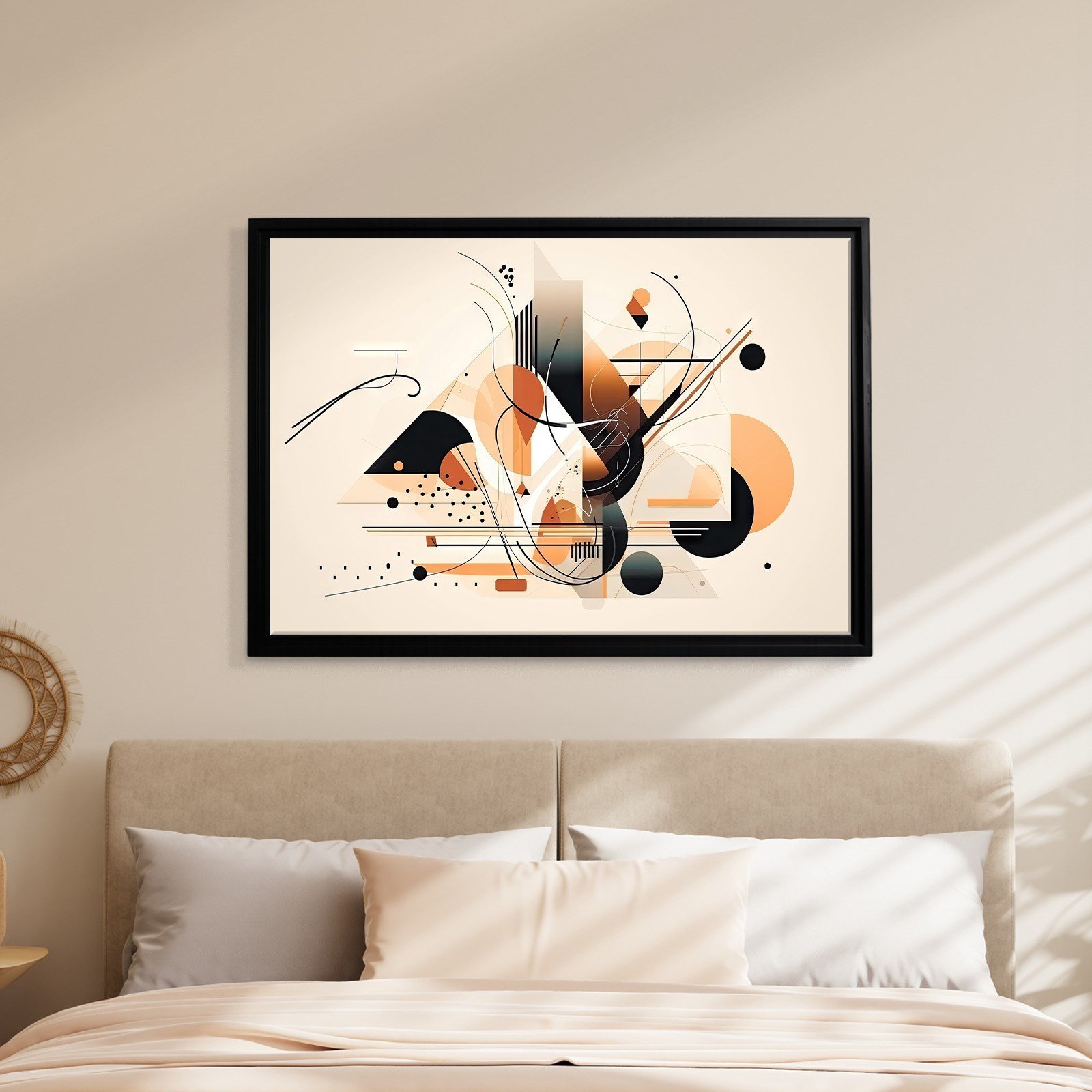 Modern Geometrik Soyut Kanvas Tablo