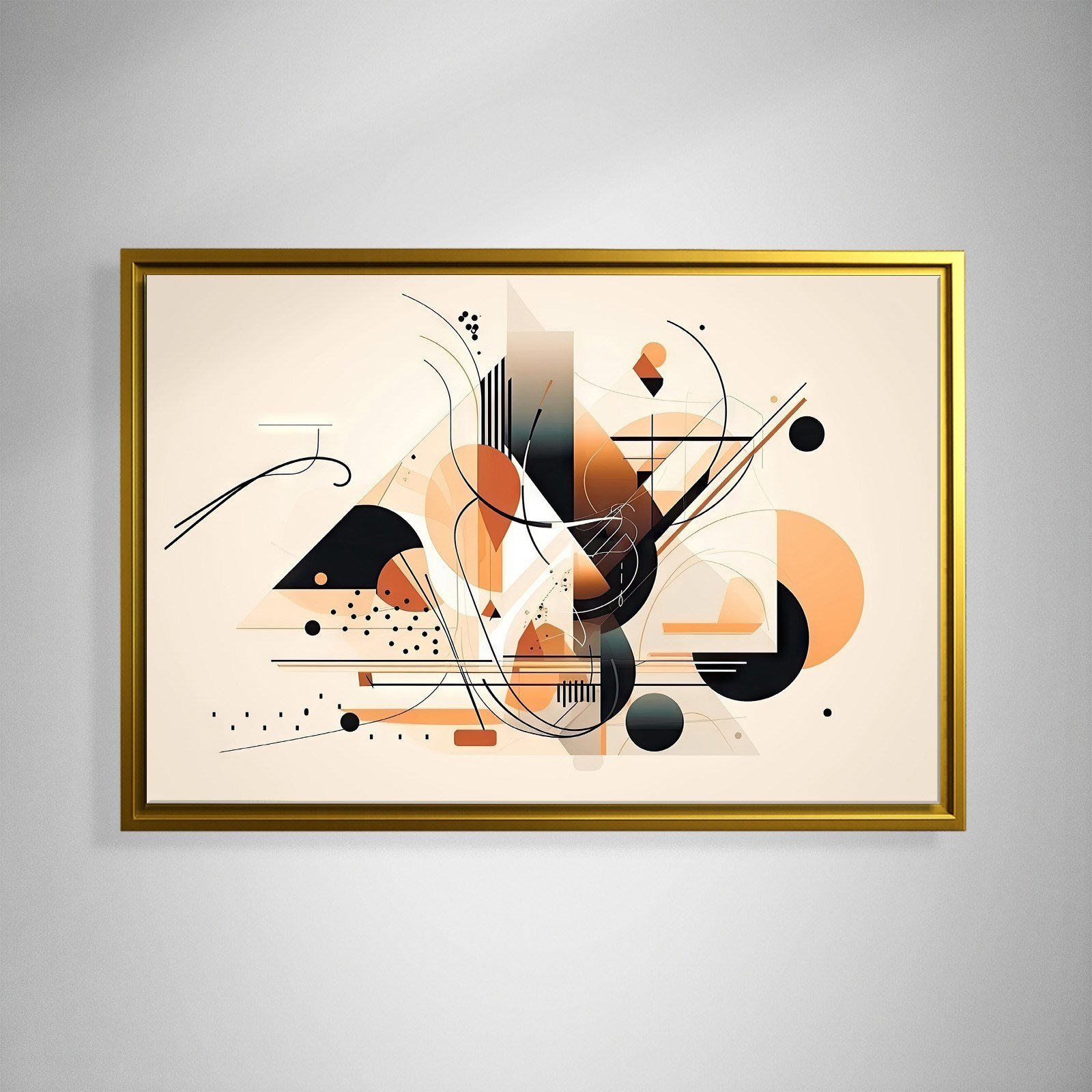 Modern Geometrik Soyut Kanvas Tablo