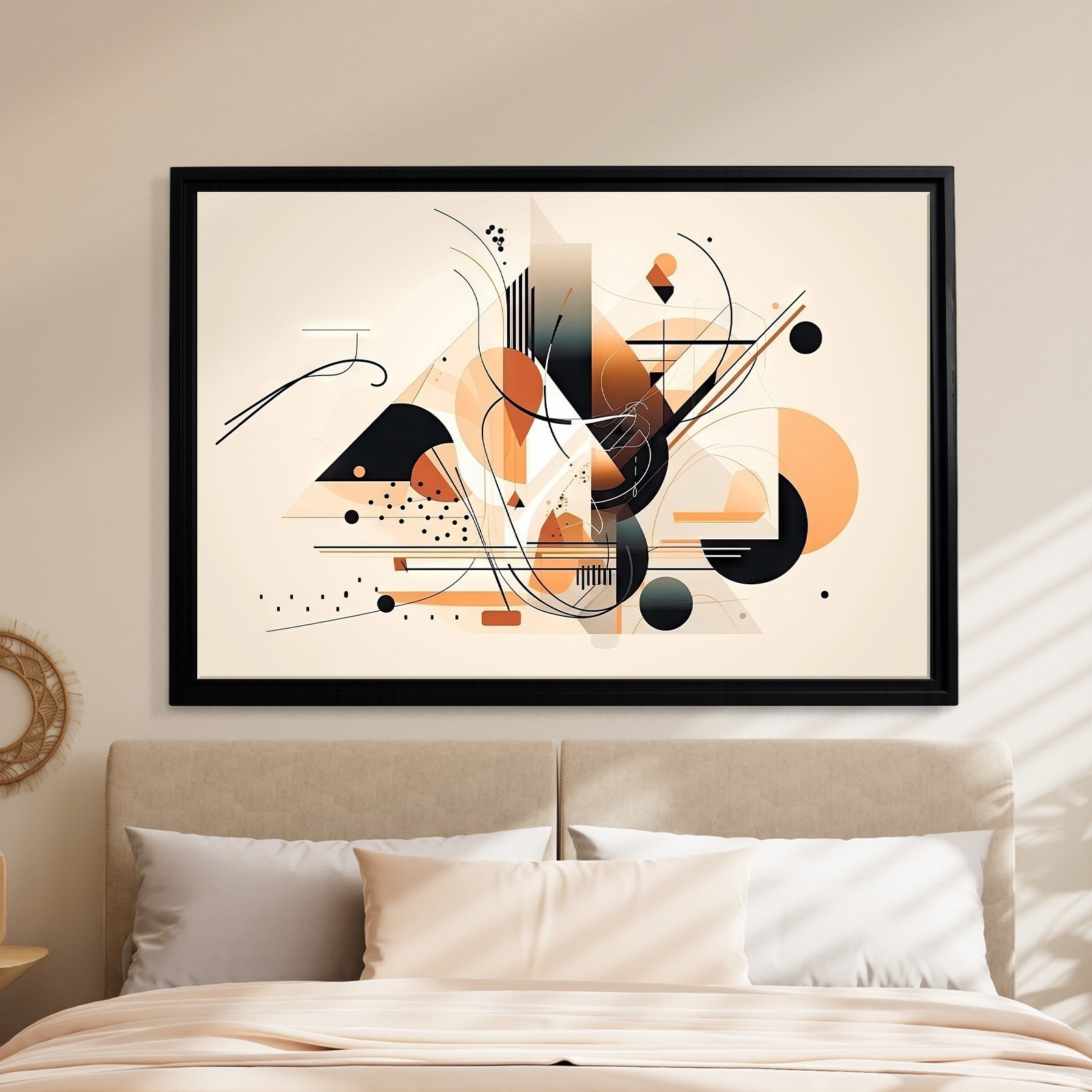 Modern Geometrik Soyut Kanvas Tablo