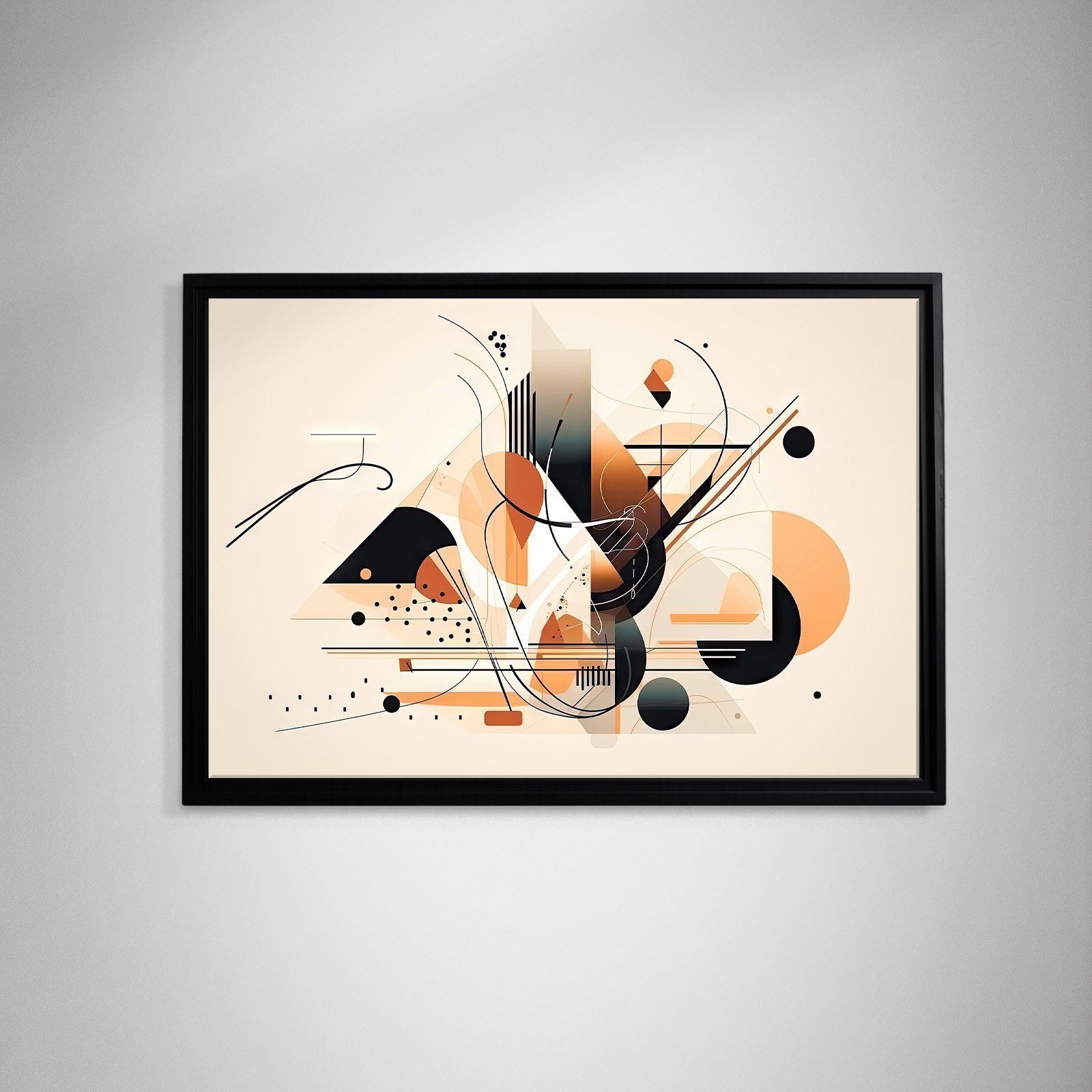 Modern Geometrik Soyut Kanvas Tablo